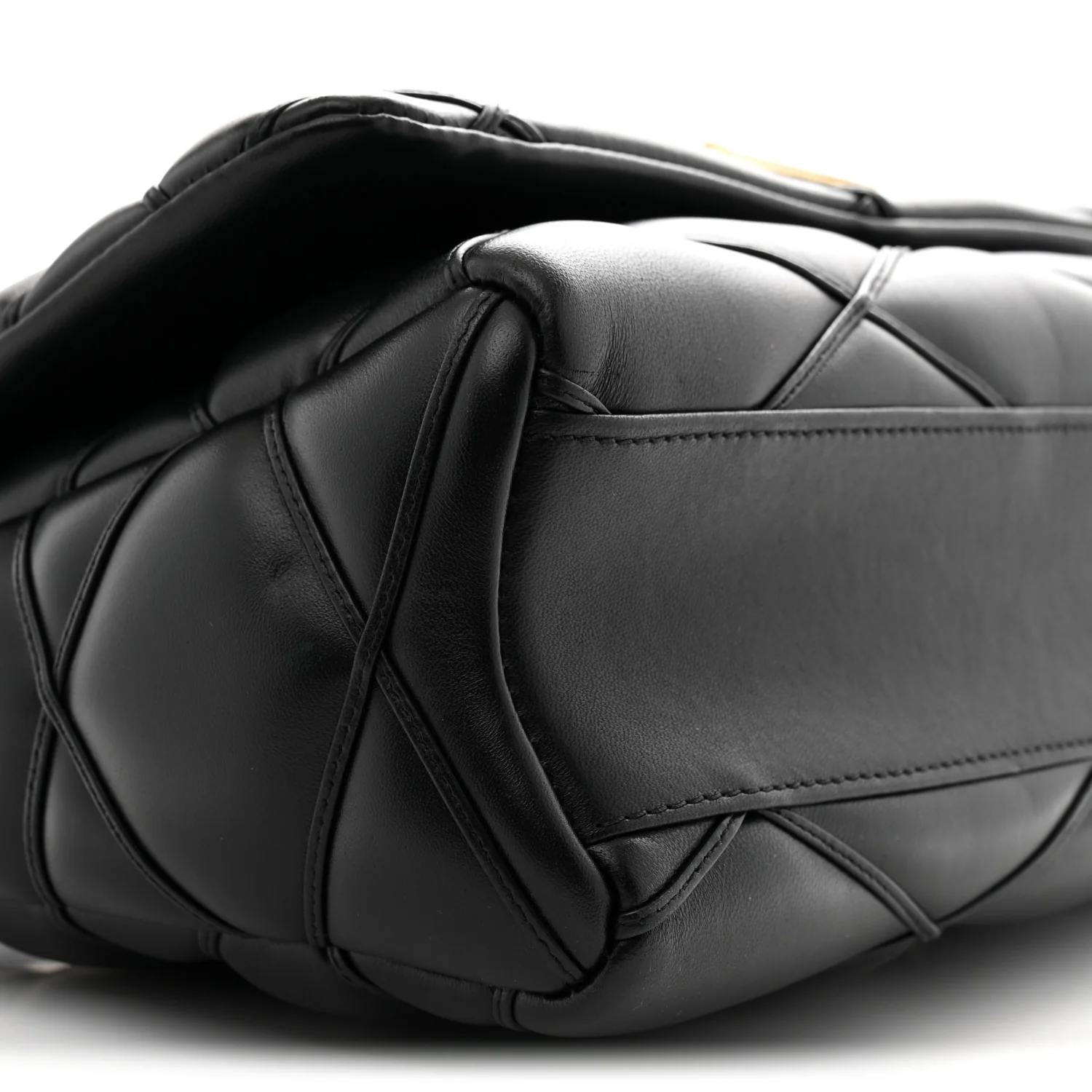 Lambskin Malletage Top Handle GO-14 GM Black - Top Club