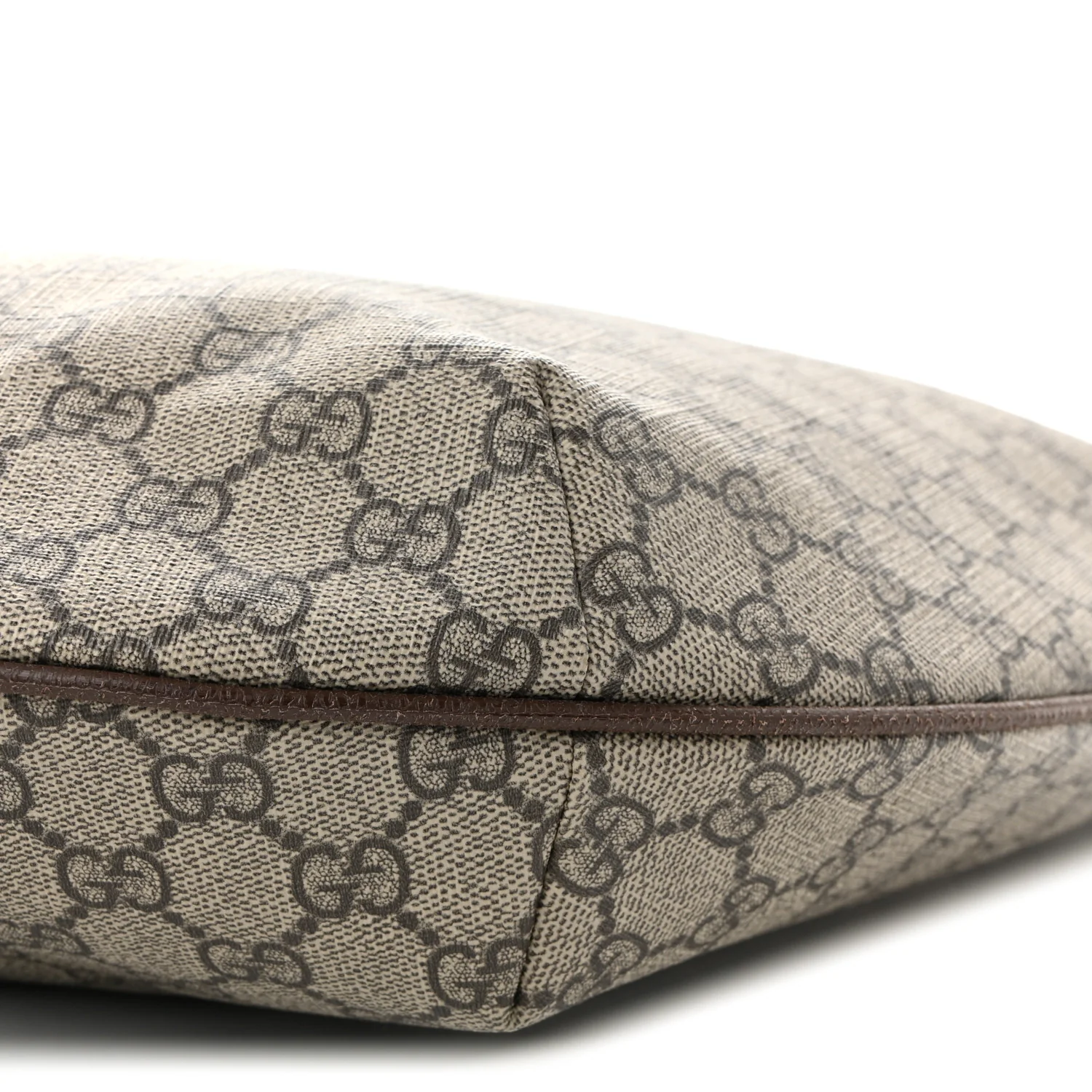 GG Supreme Monogram Web Ophidia Half Moon Hobo Brown - Top Club