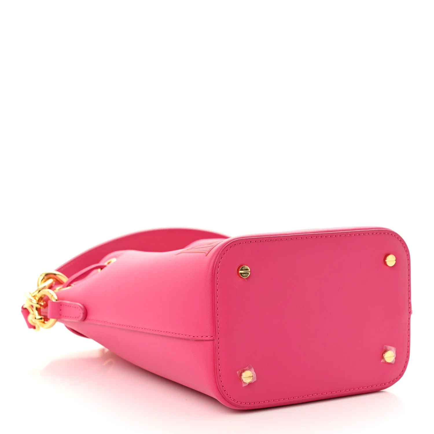 Nappa Mini Drawstring Aren Chain Bag Beetroot Purple - Top Club
