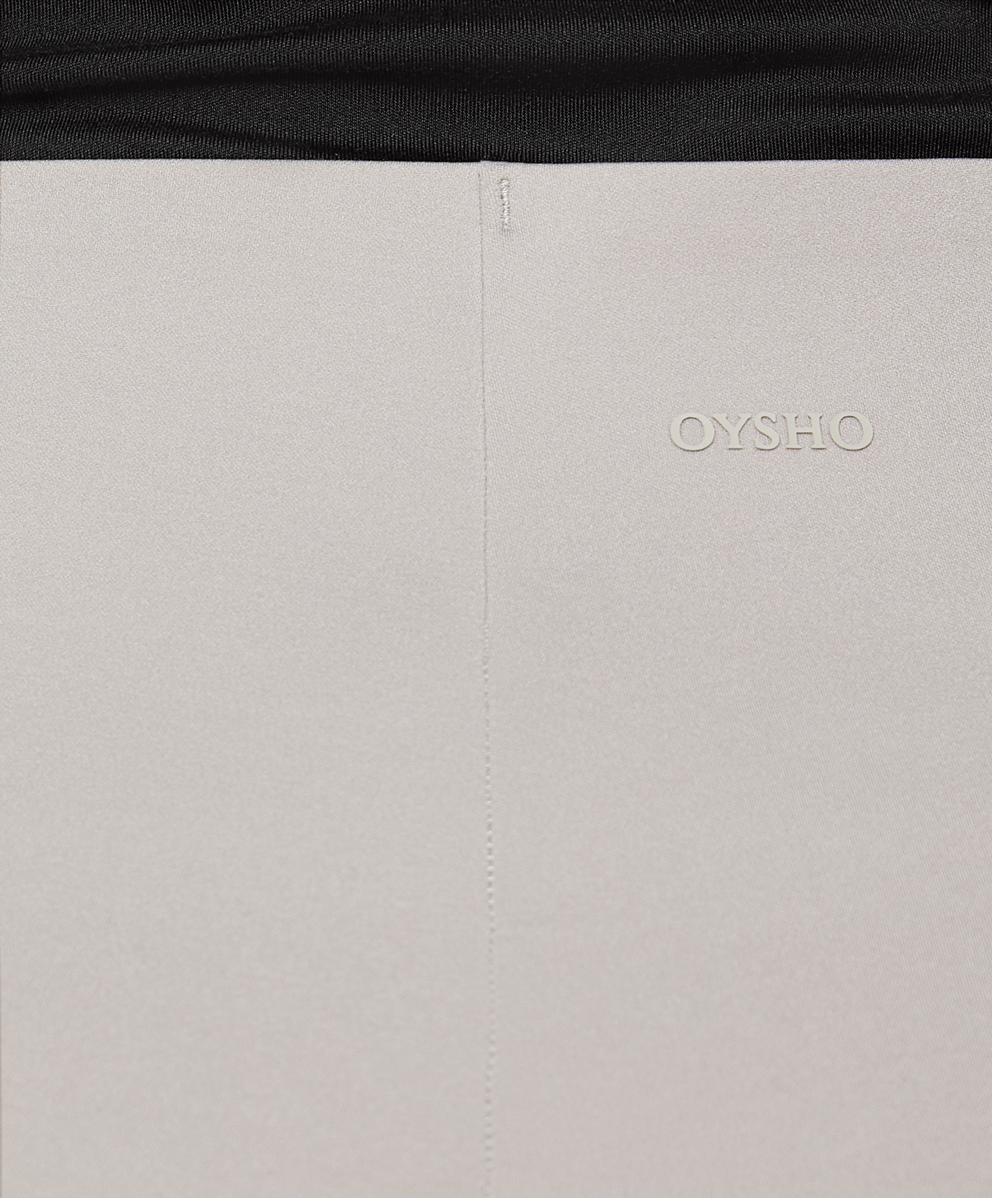 OYSHO Neoprene-effect straight-leg trousers