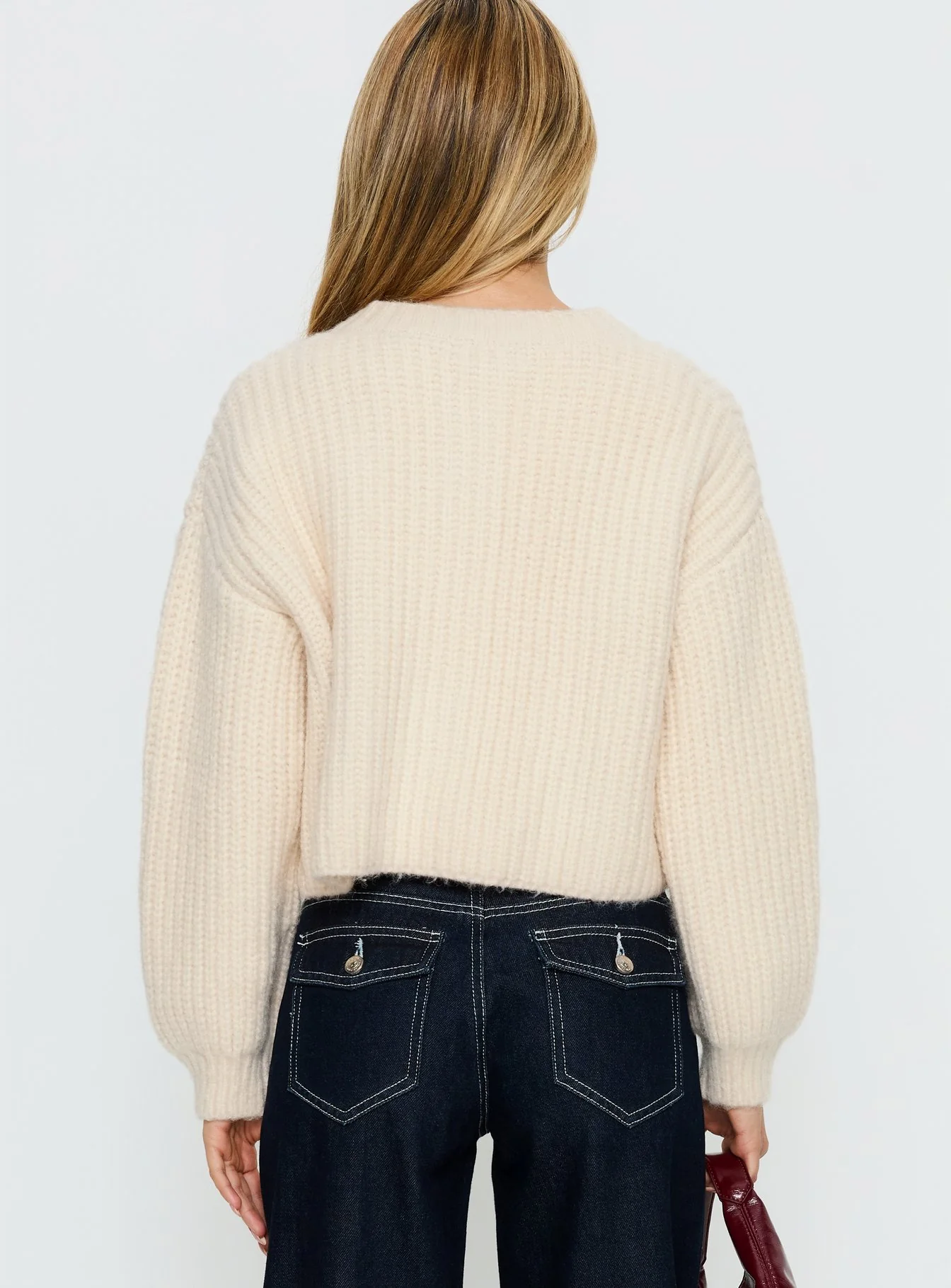 Hadly Knit Cardigan Cream