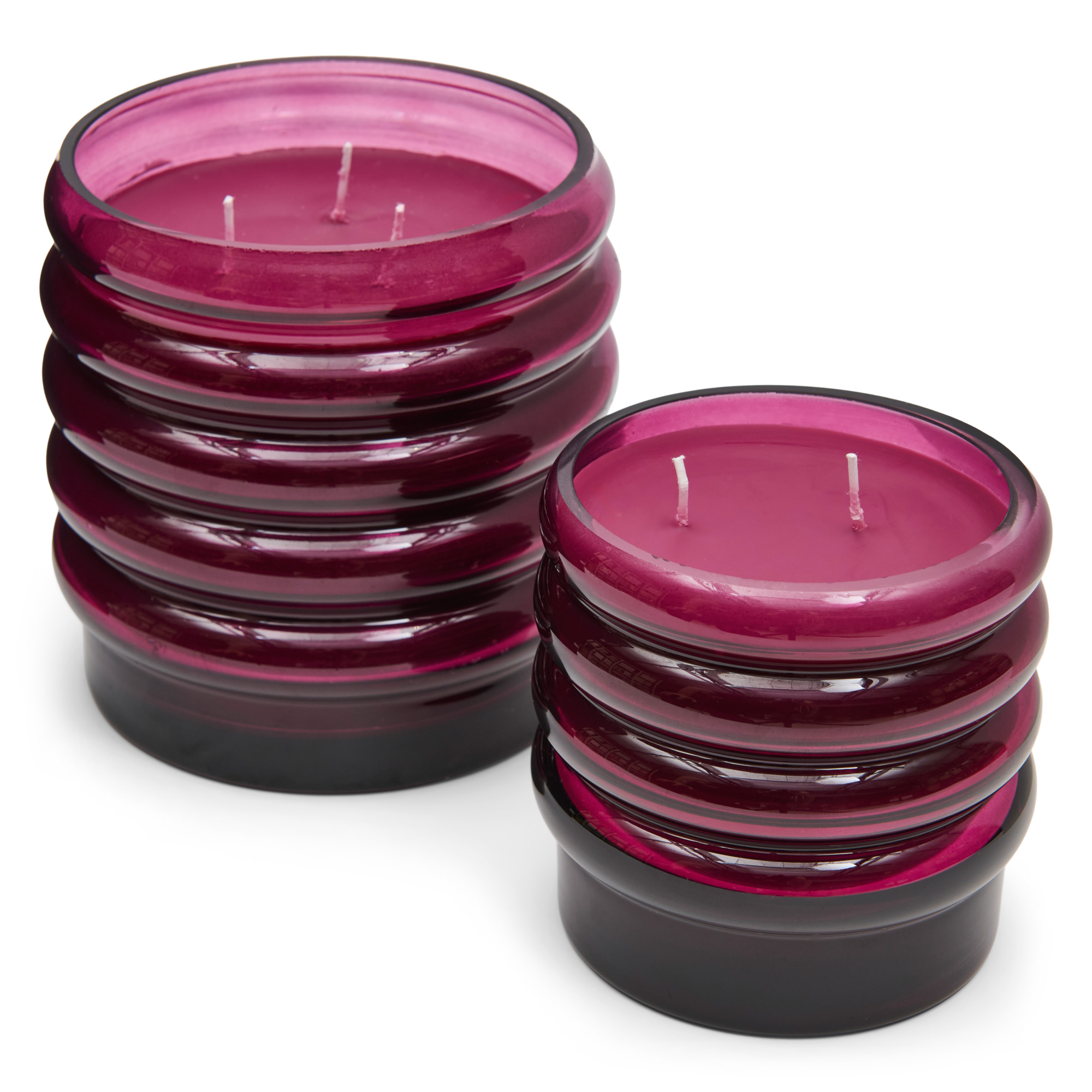 Geurkaars Bubbly plum large - Cashmere