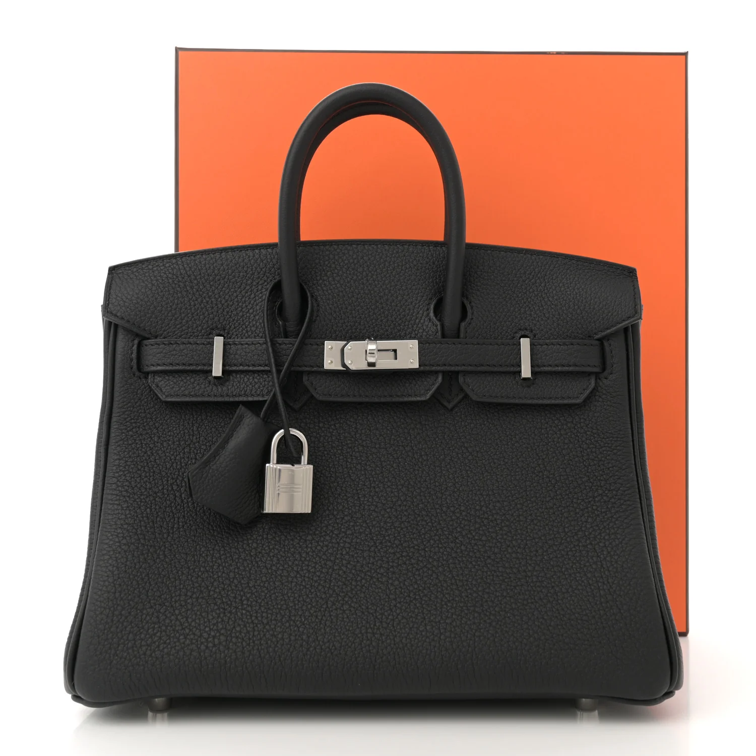 Togo Birkin 25 Black - Top Club