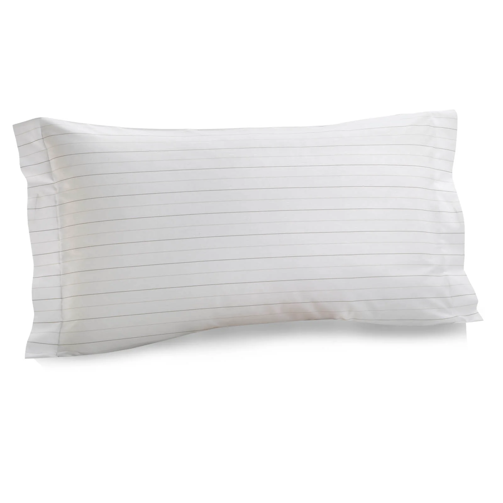 Coppia Federe In Percalle Bristol 50X80+ 2 Volant Sabbia Mirabello Luisiana