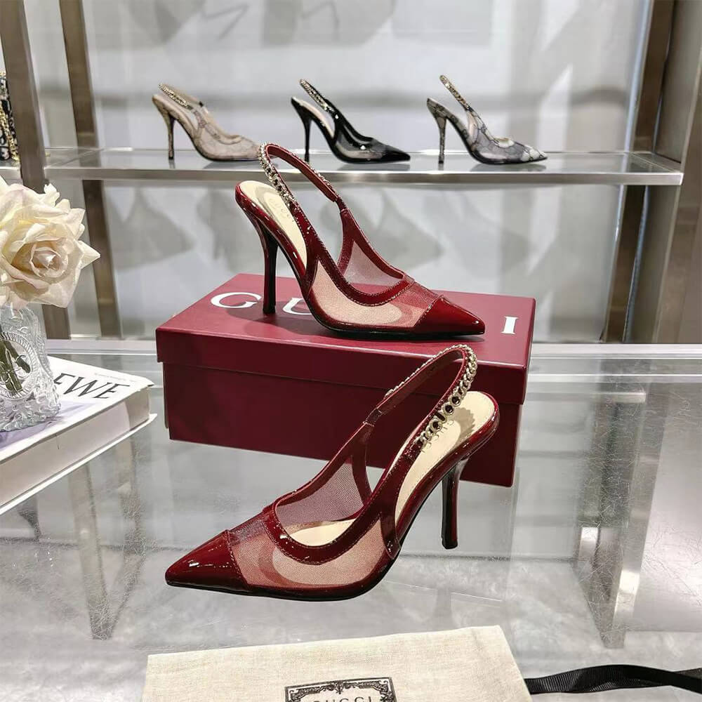 Gucci Signoria slingback pump
