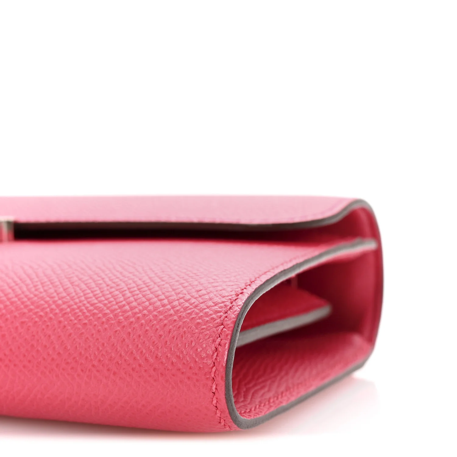 Epsom Alligator Lizard Constance Wallet To Go Rose Extreme - Top Club