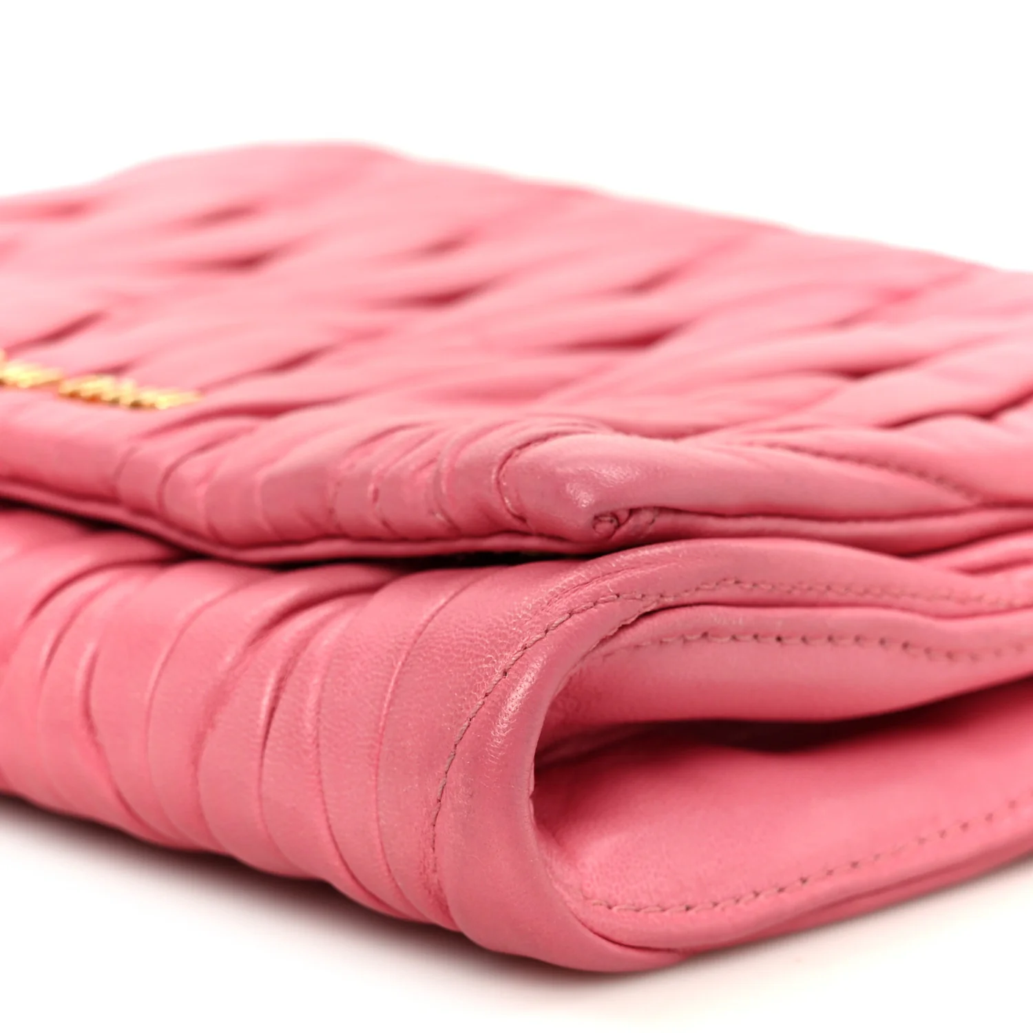 Nappa Matelasse Chain Crossbody Geranio - Top Club