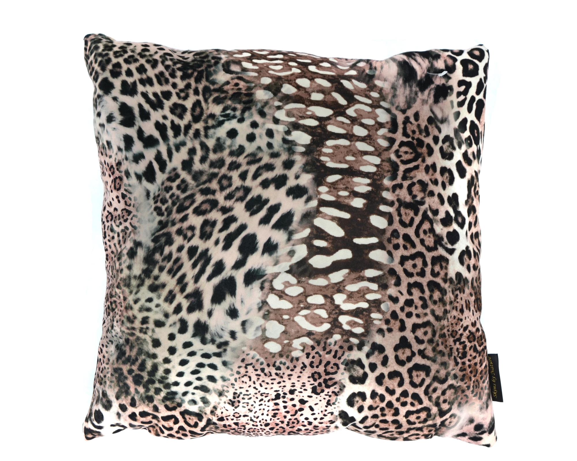 Kussen velvet panterprint 45 x 45cm