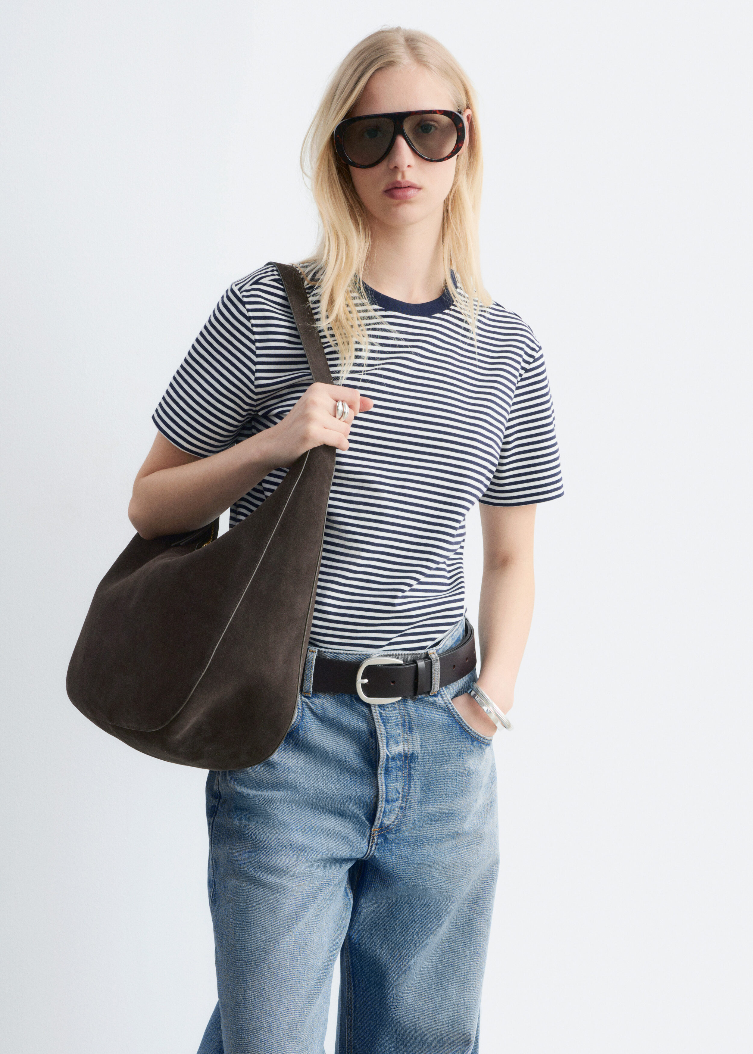 & Other Stories COTTON CREW-NECK T-SHIRT