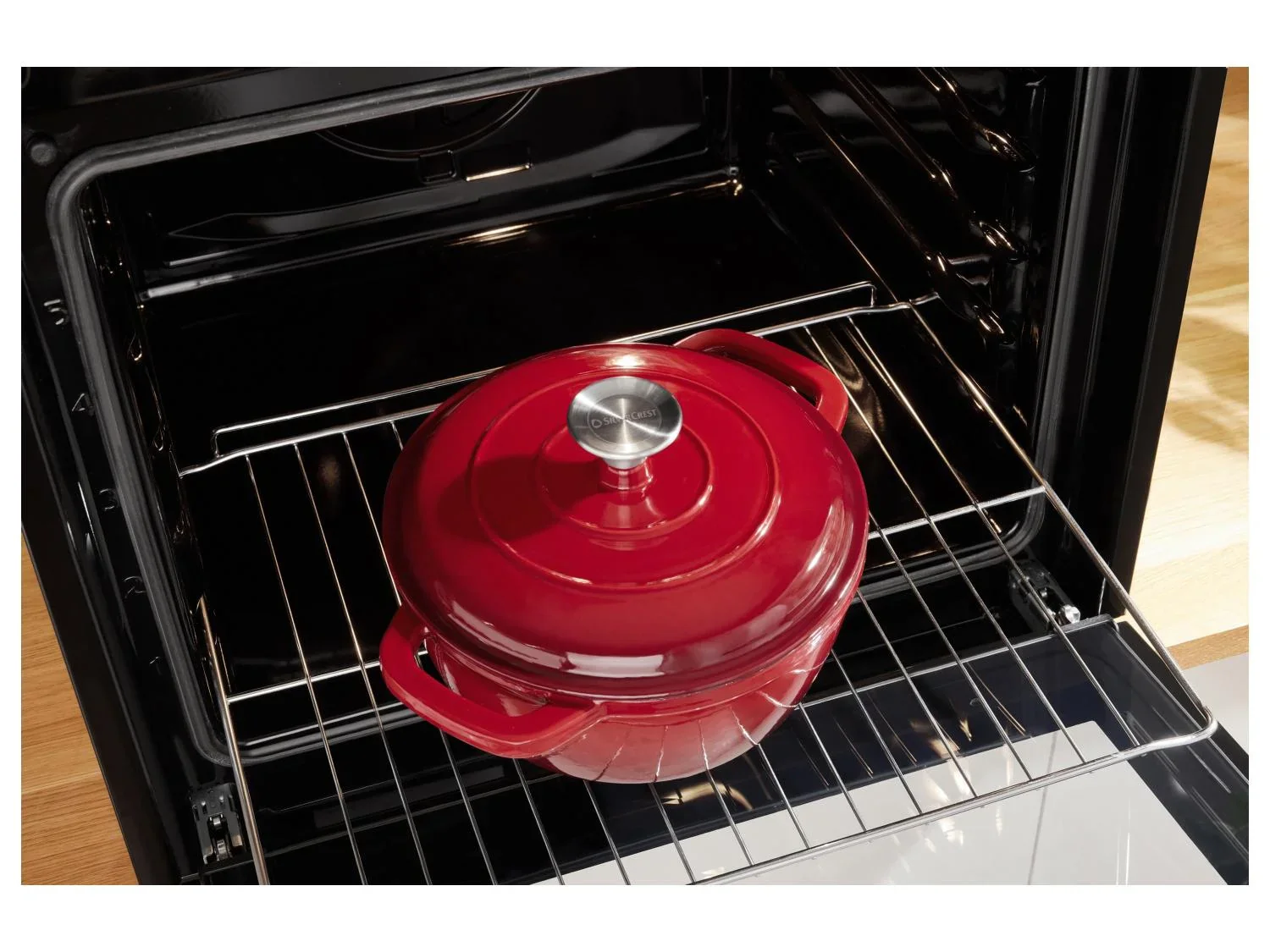 SILVERCREST Faitout en fonte Premium, 22 cm