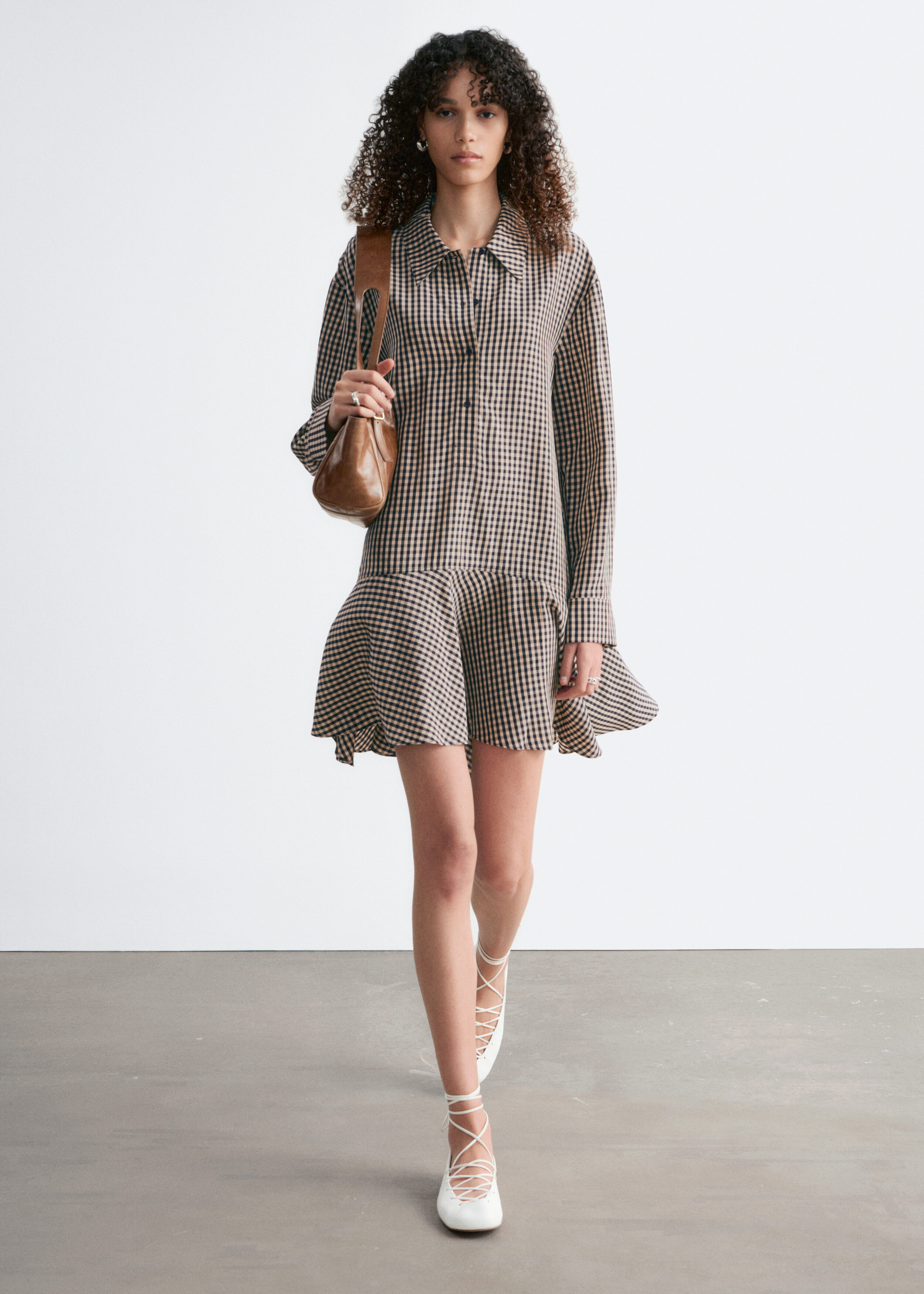 & Other Stories DROP-WAIST SHIRT DRESS