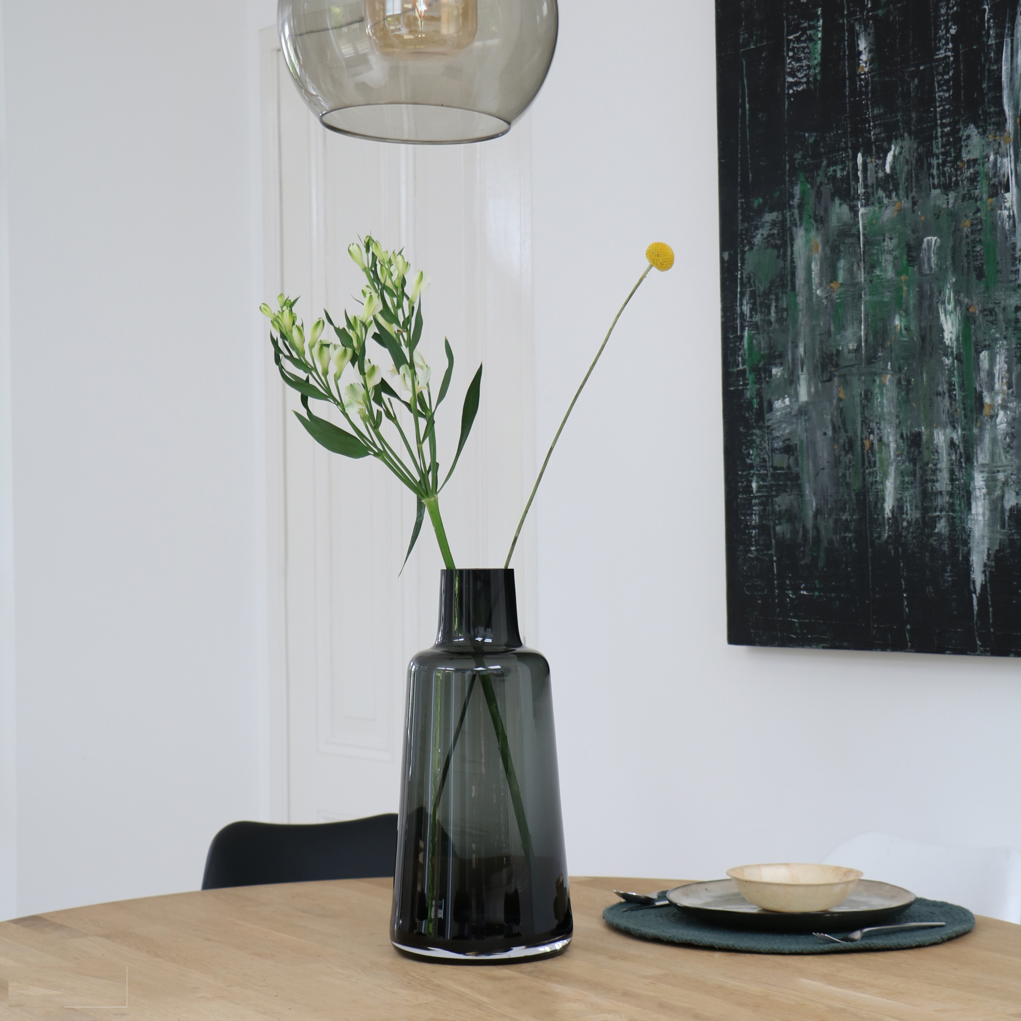 Vaas Jana grey Ø19 x H40 cm