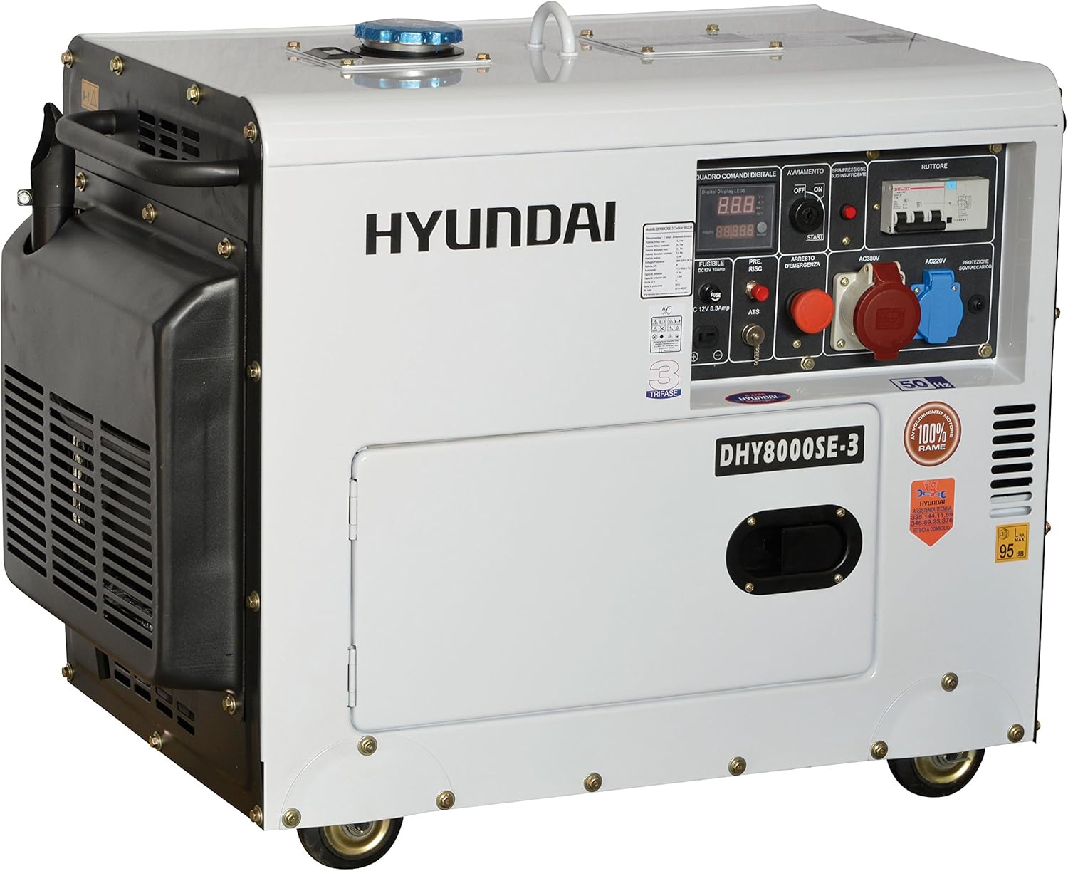 GENERATORE DIESEL HYUNDAI DHY8000SE3