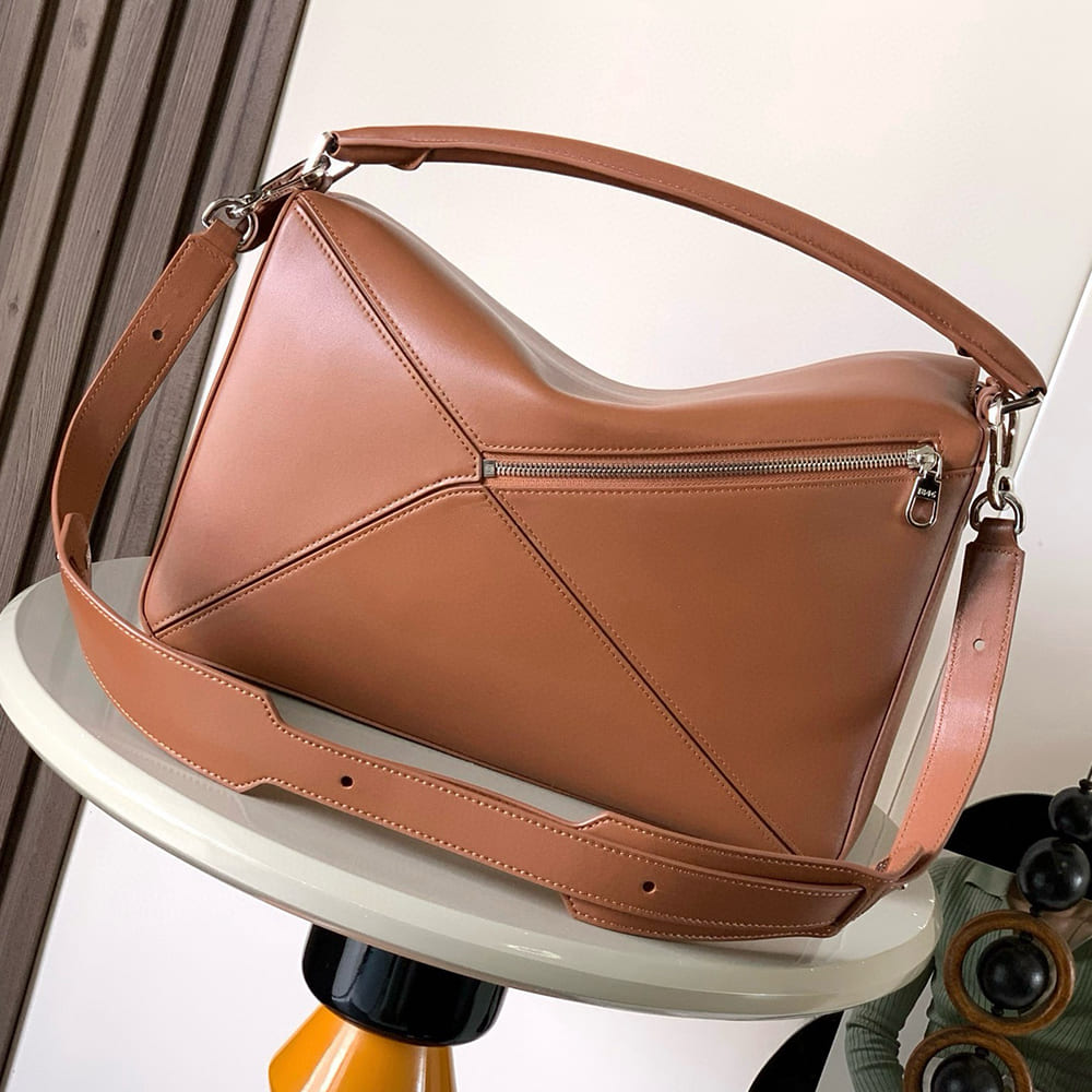 Loewe Large Featherlight Puzzle bag in nappa lambskin(HIGH-END GRADE) - Top Club