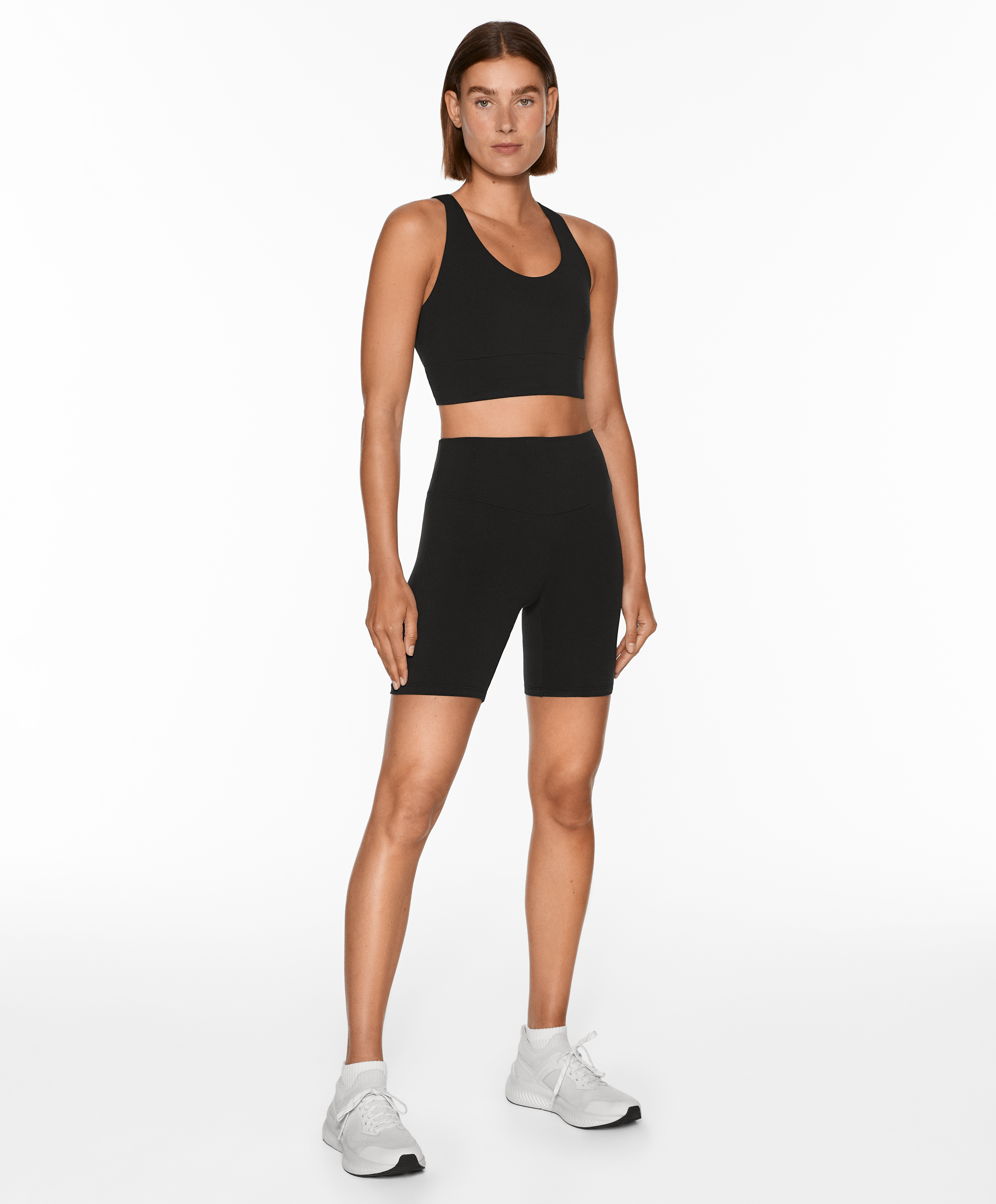 OYSHO Medium-support comfortlux open-back sports bra with cups