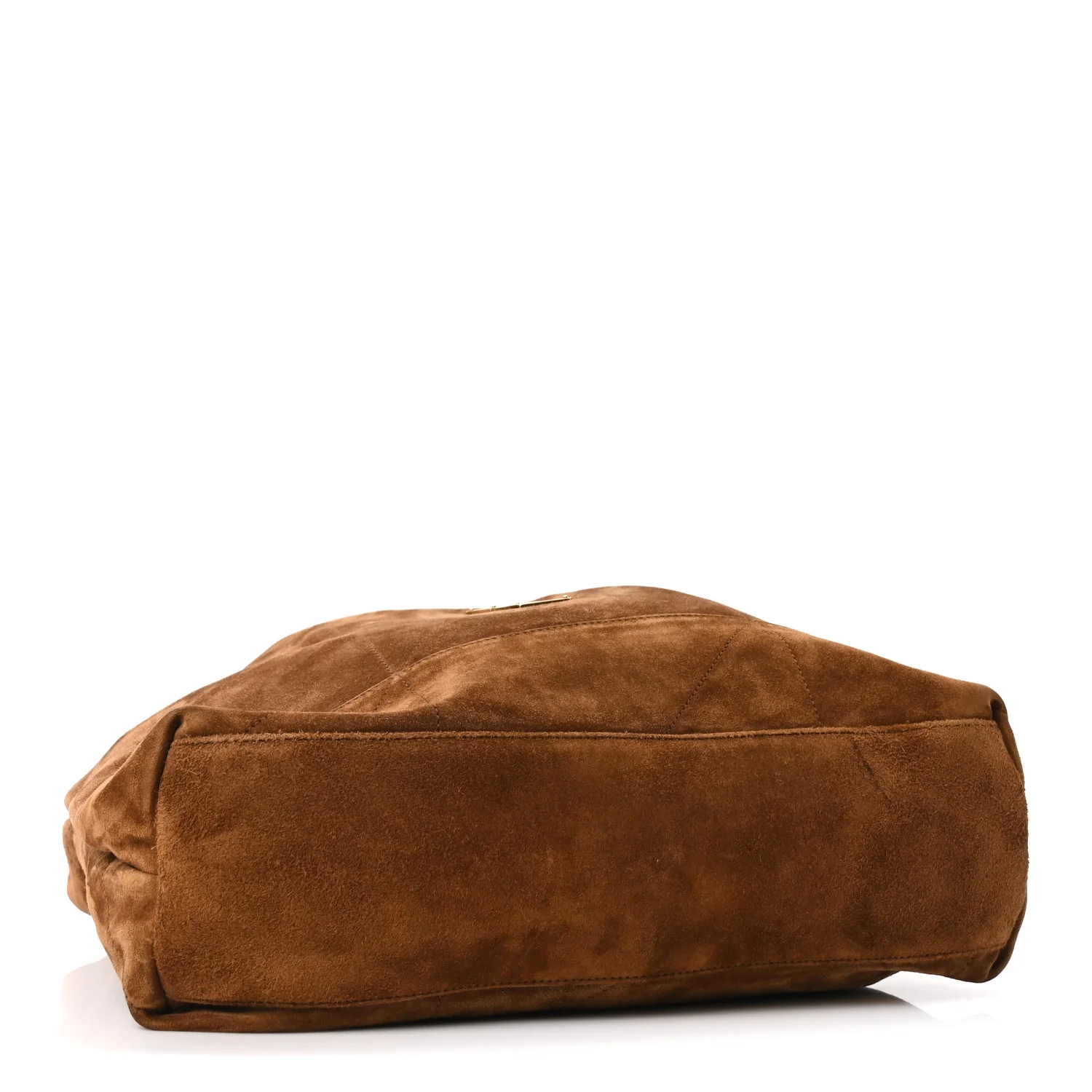 Suede Monogram Large Jamie Pochon Caramel Cognac - Top Club