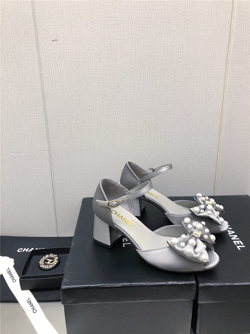 Chanel new small fragrant pearl buckle Mary Jane shoes - Sneaker Replica Workshop