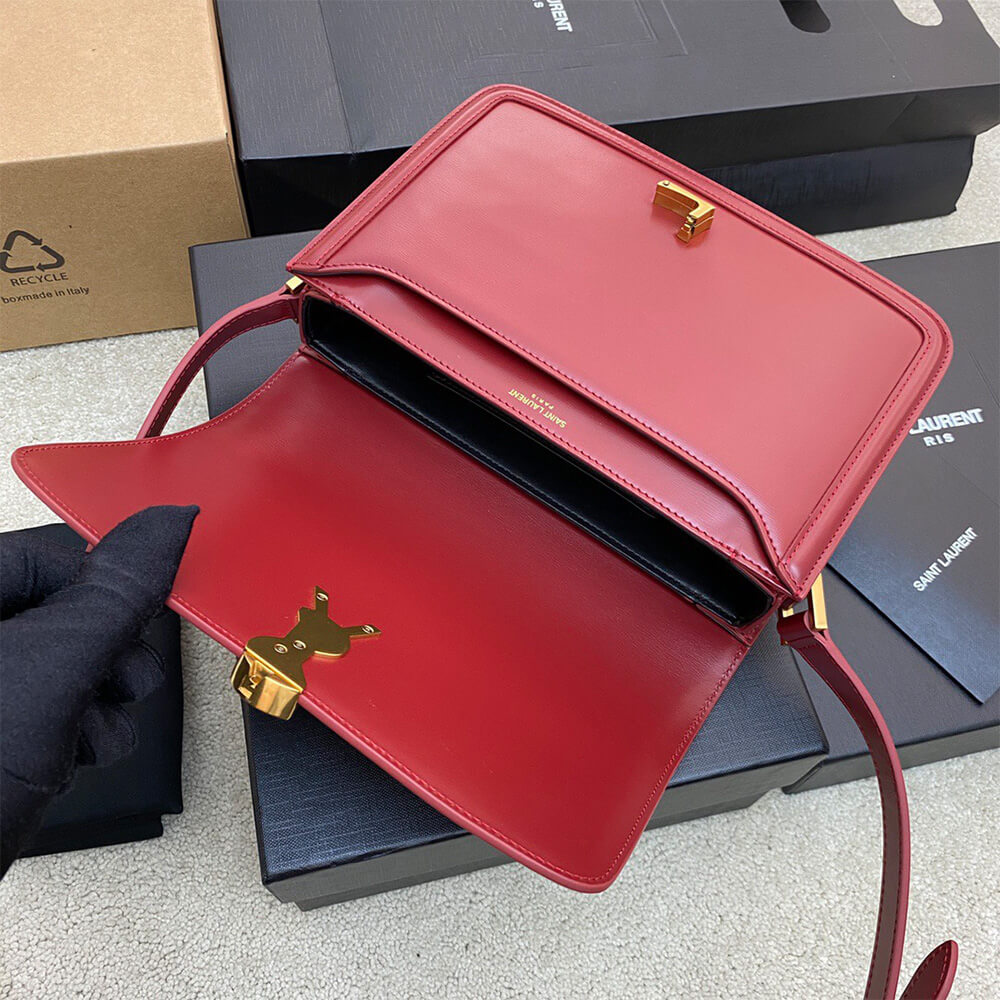 YSL SOLFERINO MEDIUM SATCHEL IN BOX SAINT LAURENT(HIGH-END GRADE) - Top Club