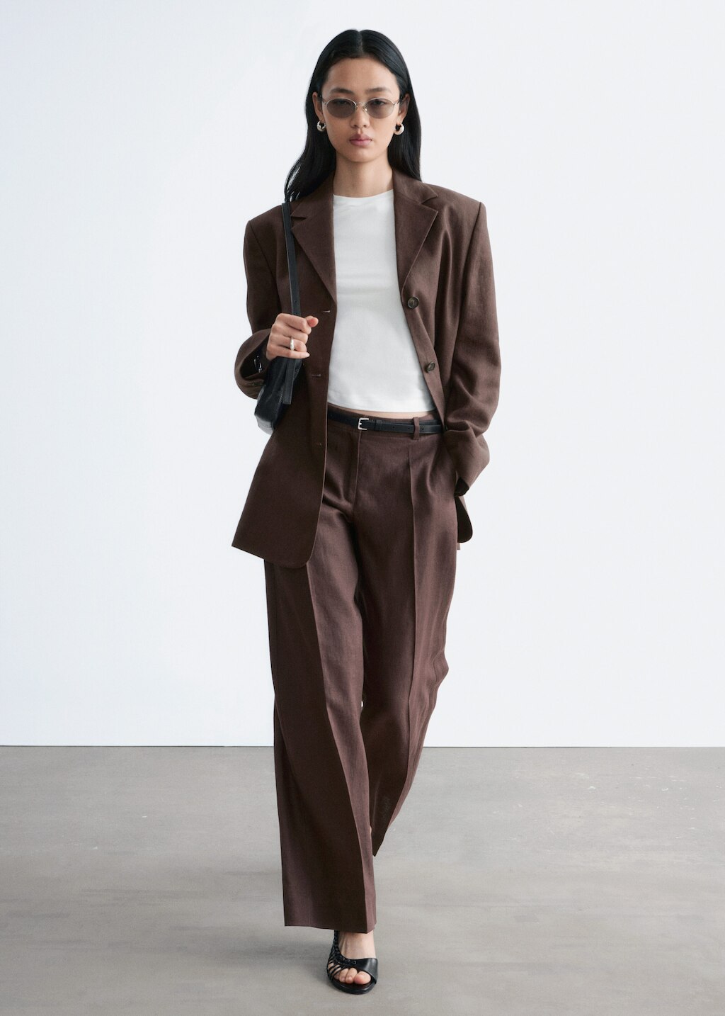 & Other Stories TAILORED LINEN TROUSERS