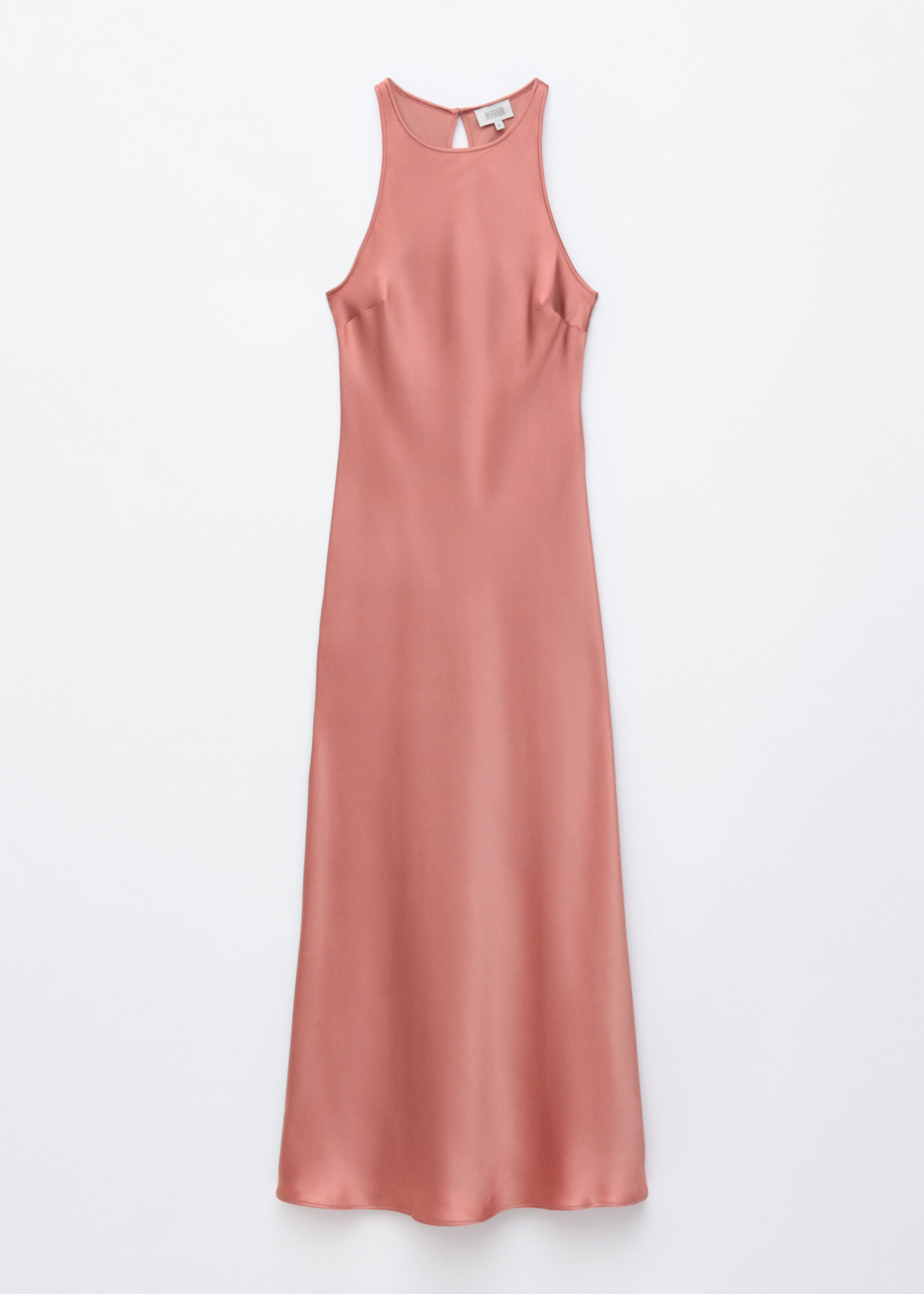 & Other Stories SLEEVELESS SATIN MIDI DRESS