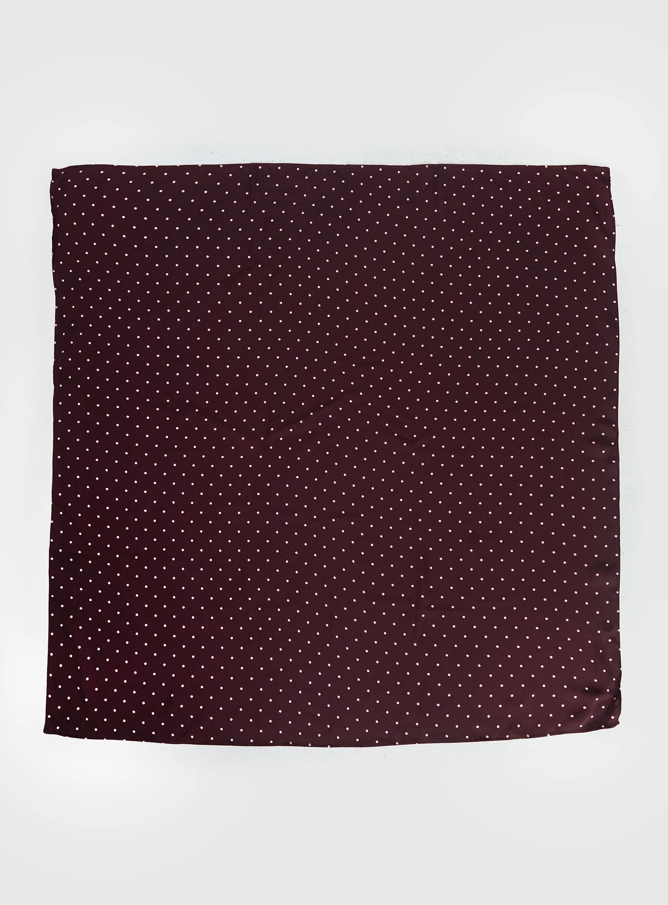 Wanna Be Mine Scarf Brown Polka