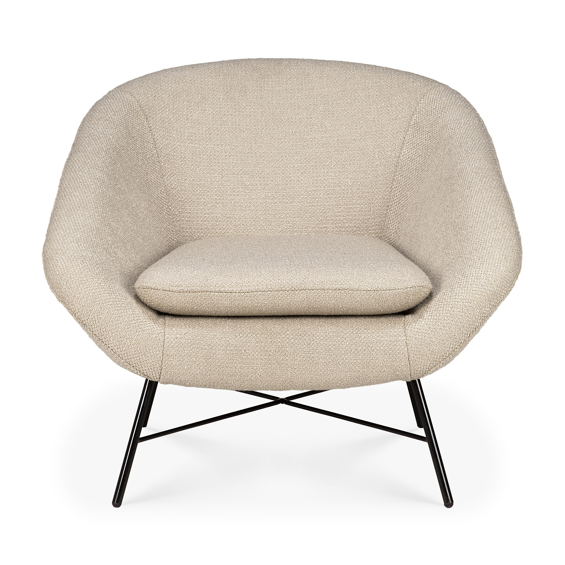 Barrow lounge chair - off white