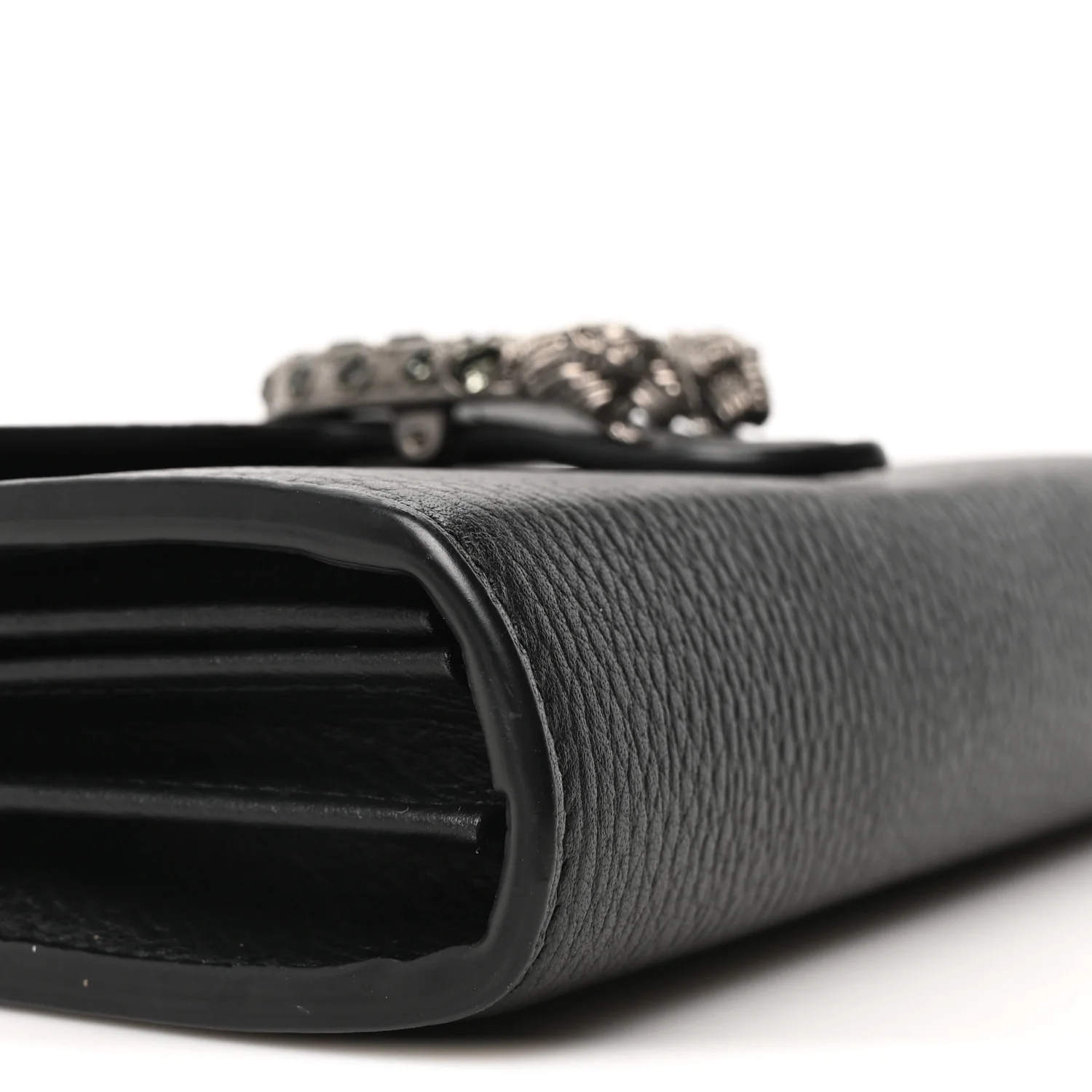 Calfskin Mini Dionysus Chain Wallet Black - Top Club