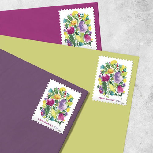 2024 USPS Wedding Blooms  Stamps