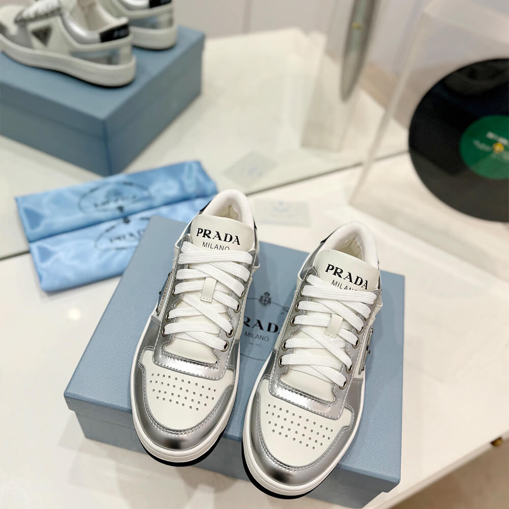 Prada Downtown nappa leather sneakers - Top Club