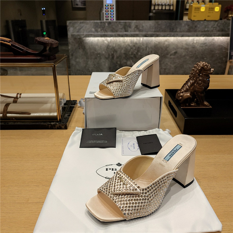 prada block heel square toe sandals - Sneaker Replica Workshop