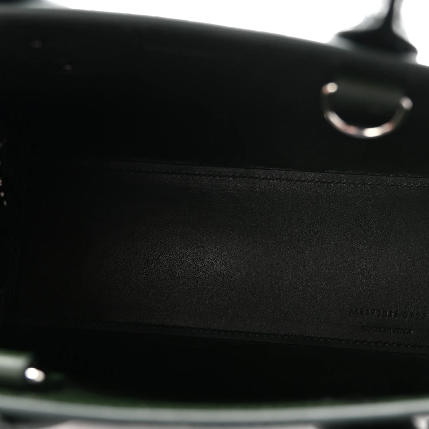 Calfskin Crocodile Embossed Nano Sac De Jour Dark Green - Top Club