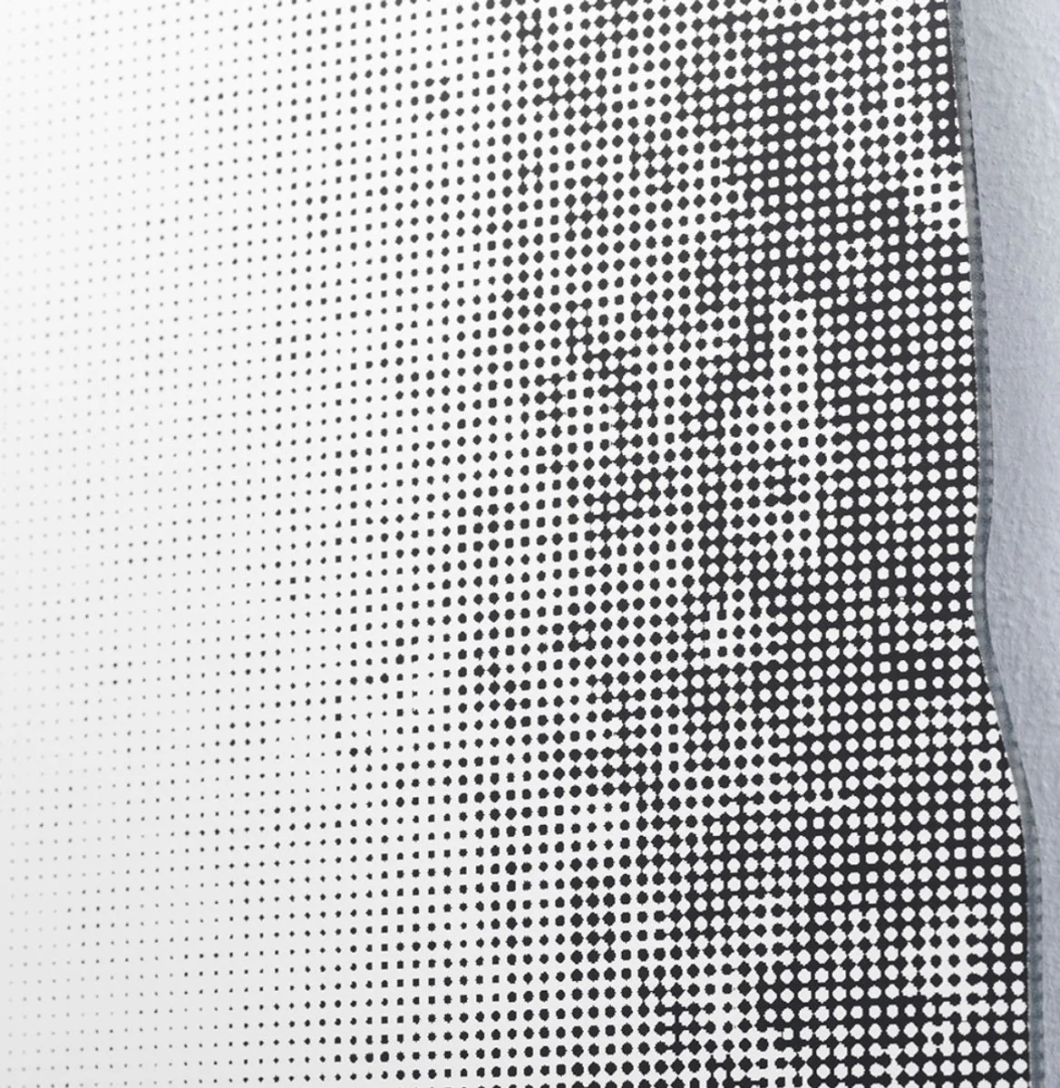 Designer mirror black 64 x H. 175 cm - wall mirror in 3-D rock look - cloakroom mirror - living room mirror - luxury collection