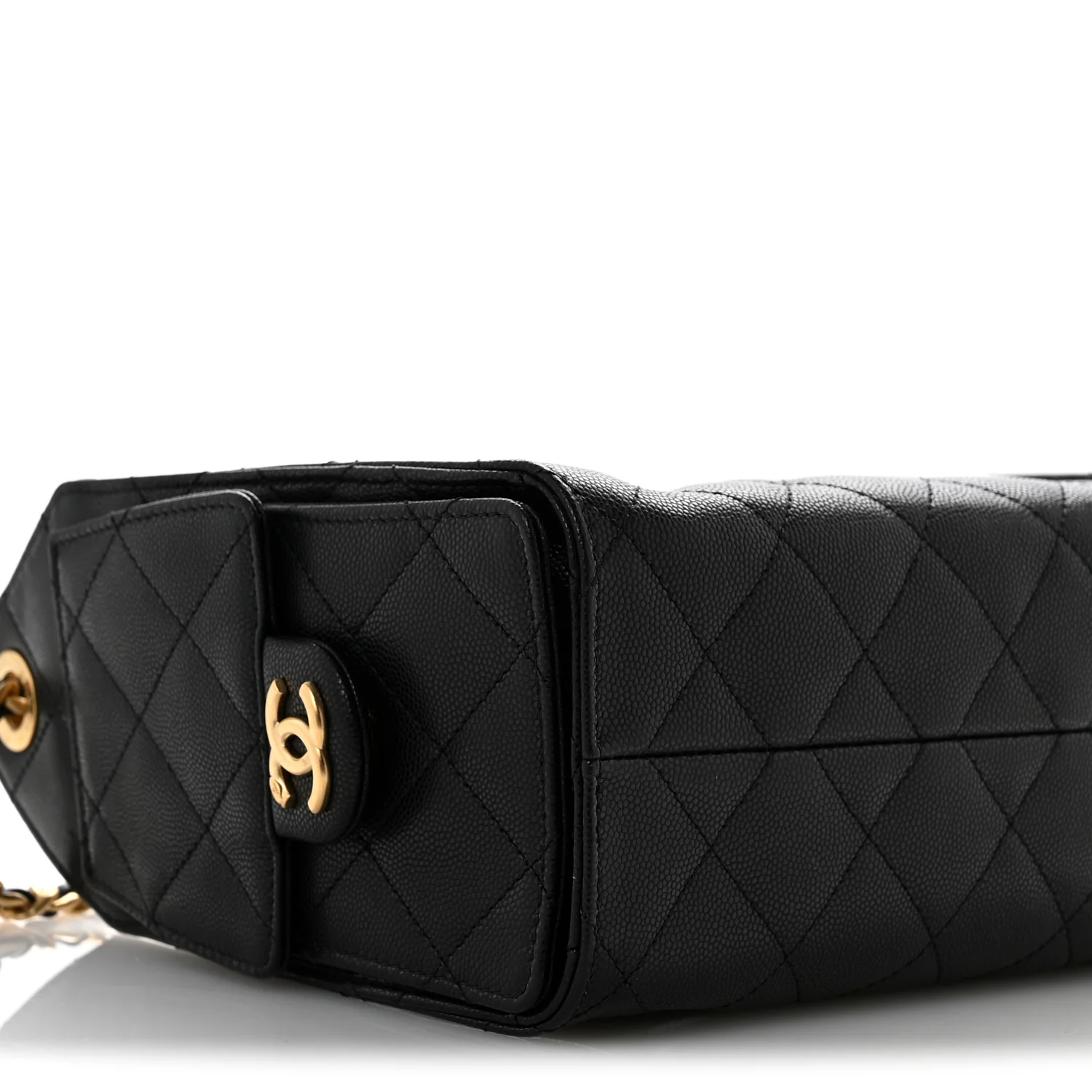 Caviar Quilted Mini Chanel 25 Handbag Black - Top Club