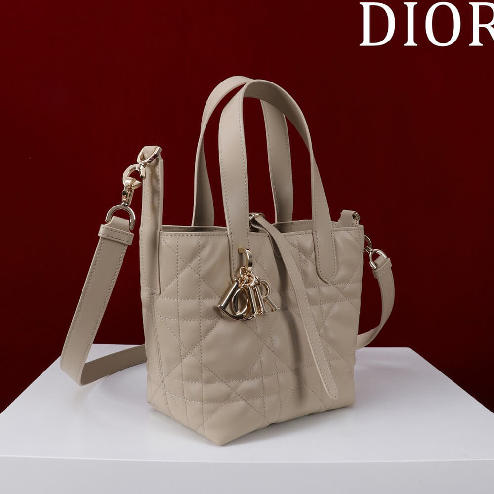 Small Dior Toujours Vertical Tote Bag(high-end grade) - Top Club