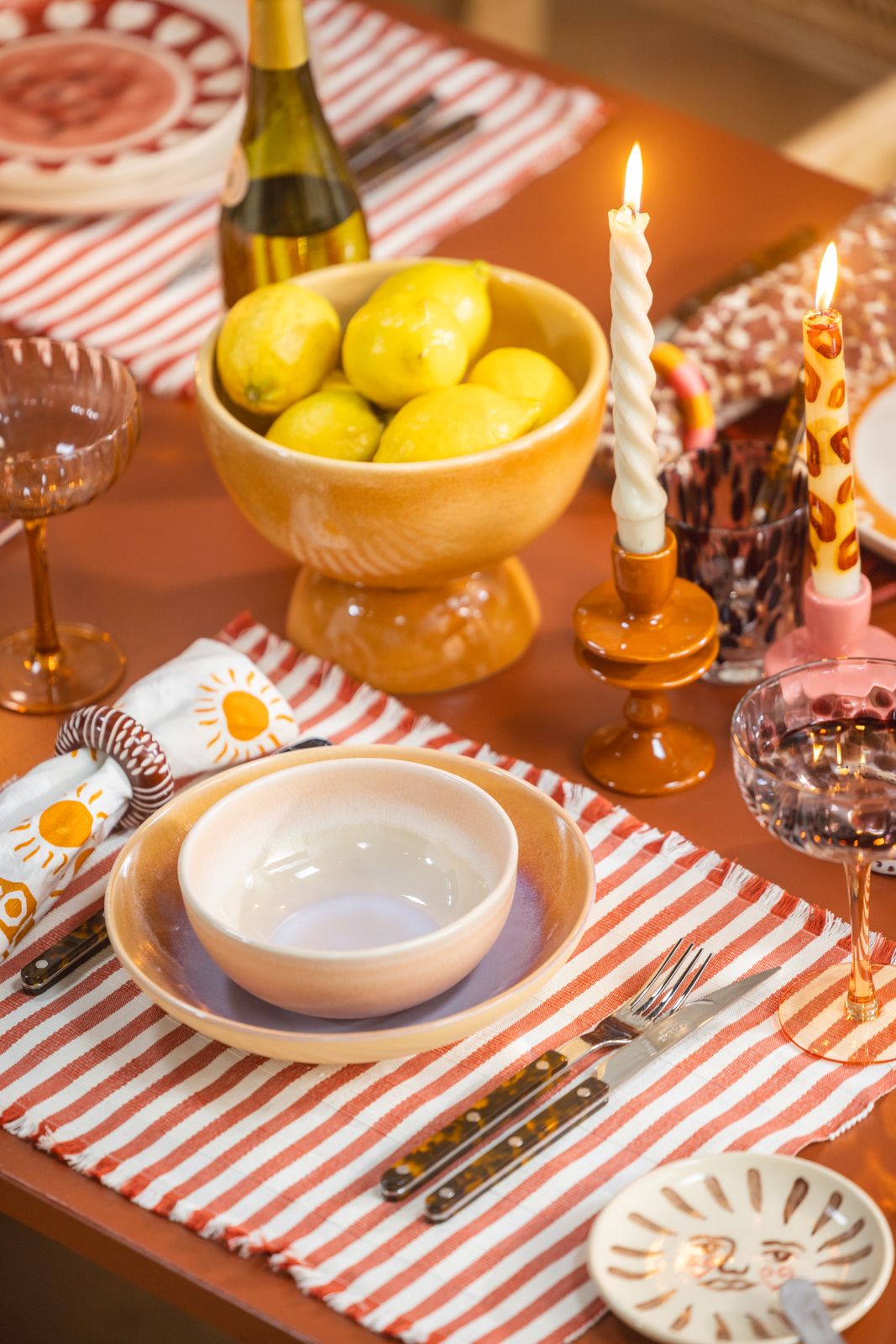 Sabre vork met tortoise print