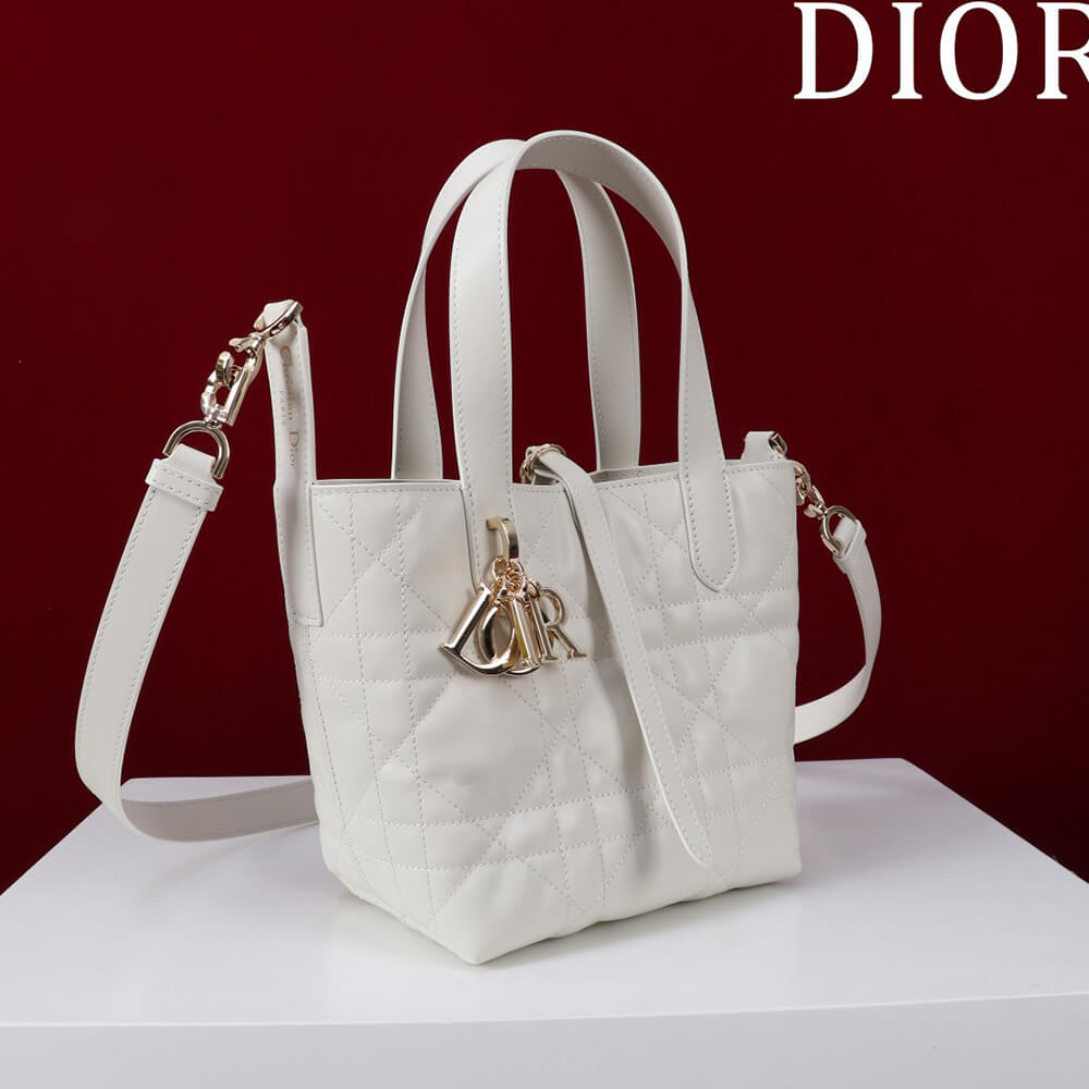 Small Dior Toujours Vertical Tote Bag(high-end grade) - Top Club