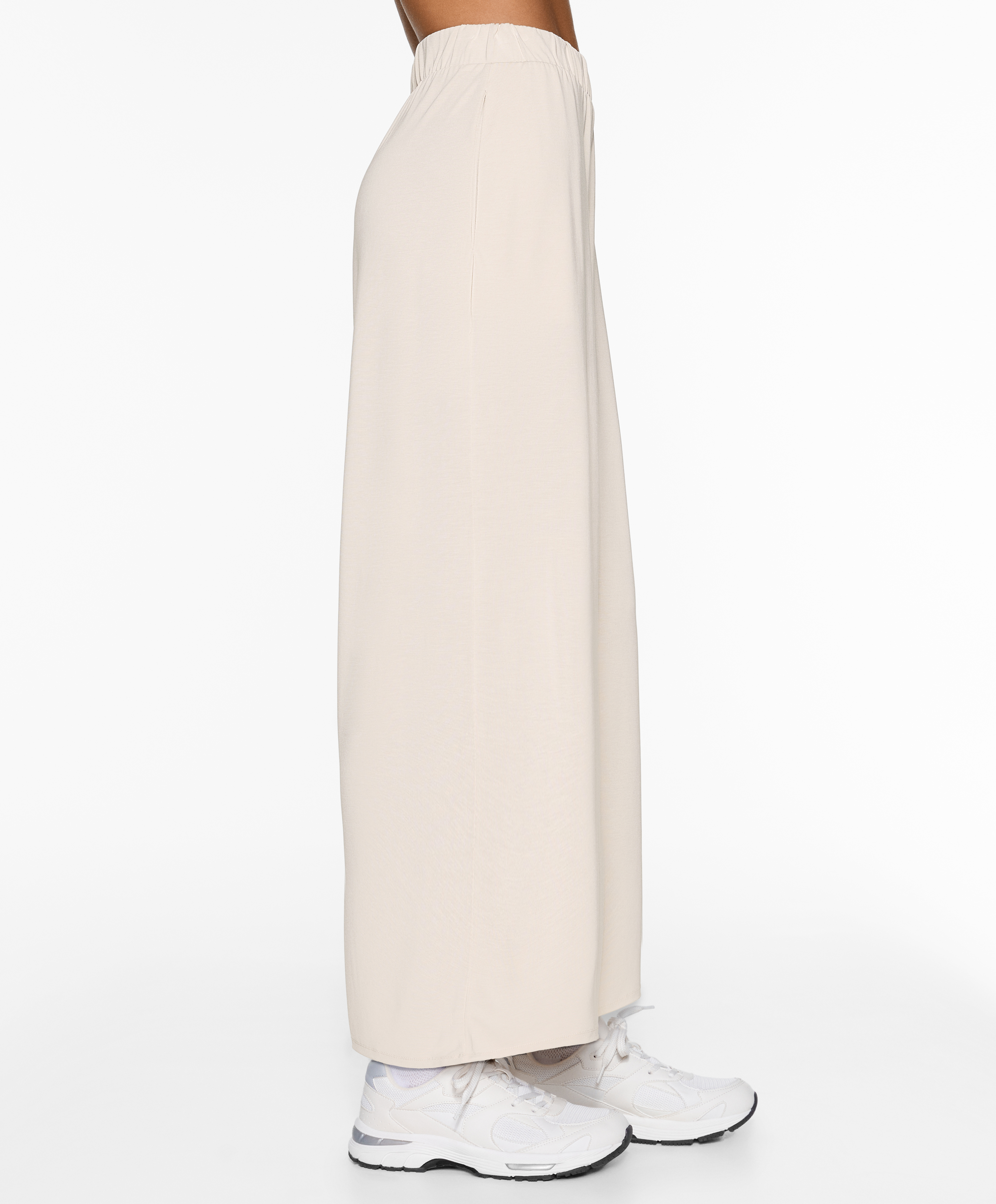 OYSHO Modal blend crop trousers