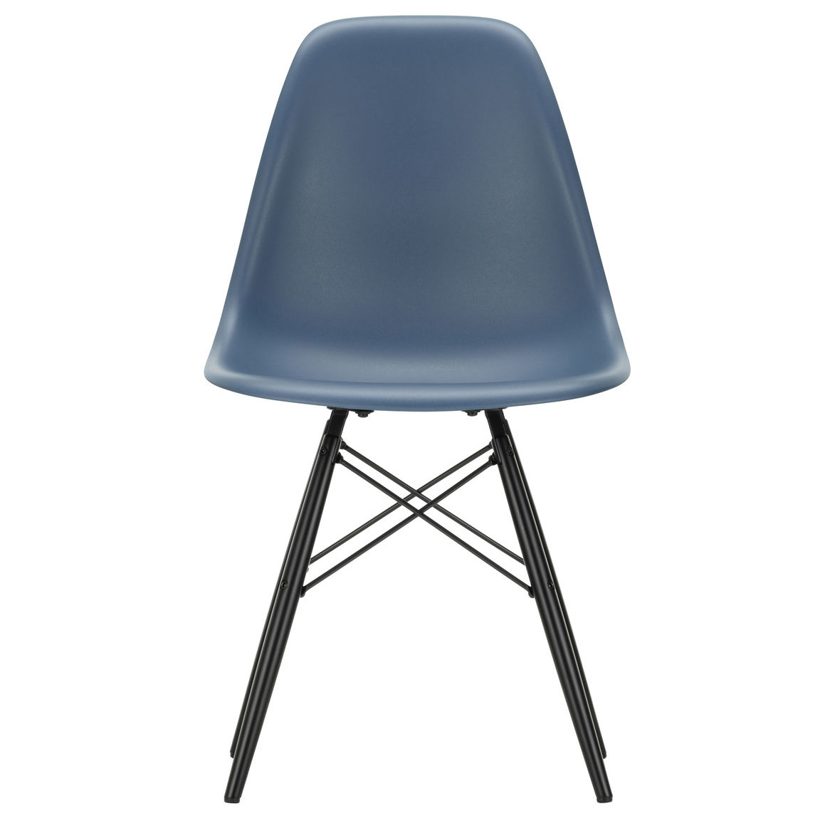 Eetkamerstoel DSW Sea blue RE esdoorn zwart