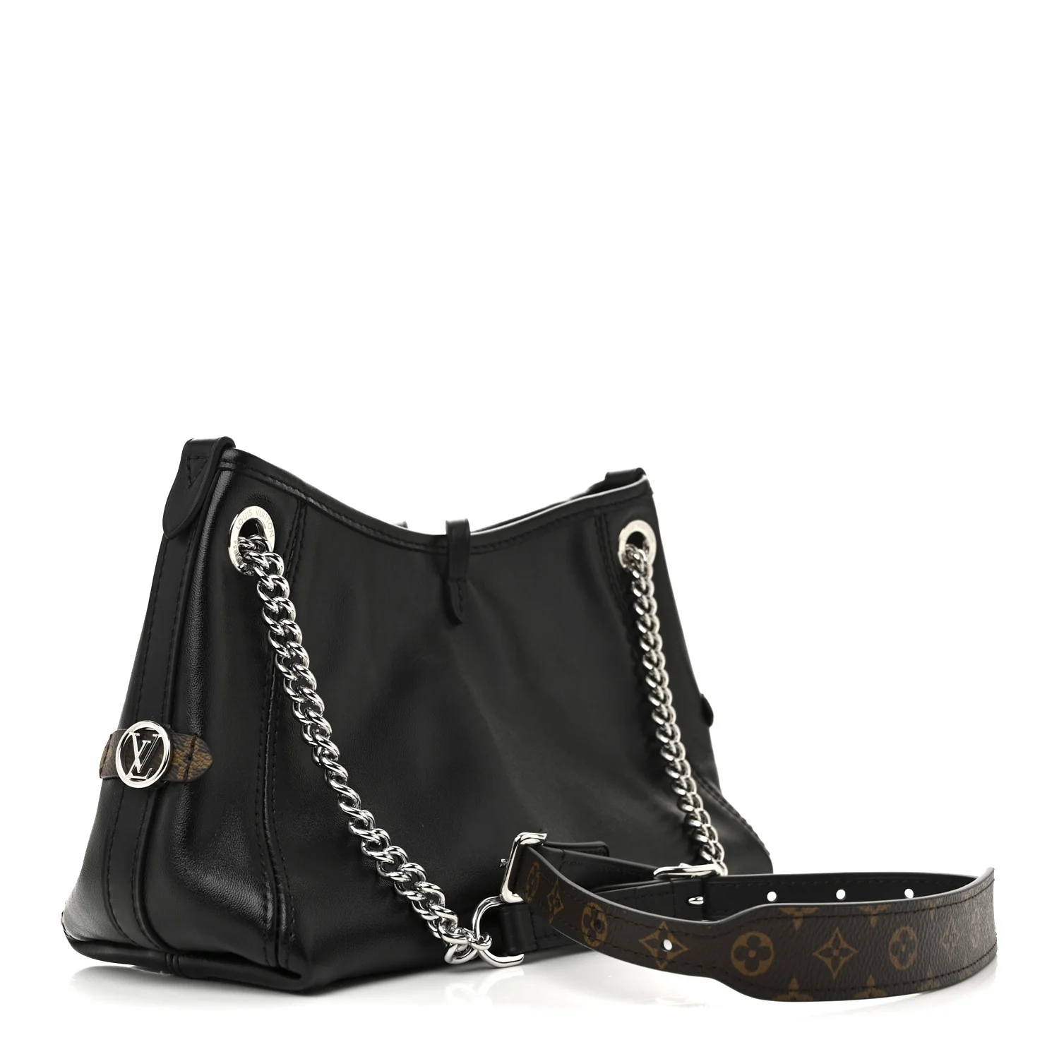 Lambskin CarryAll Cargo Vibe PM Black - Top Club