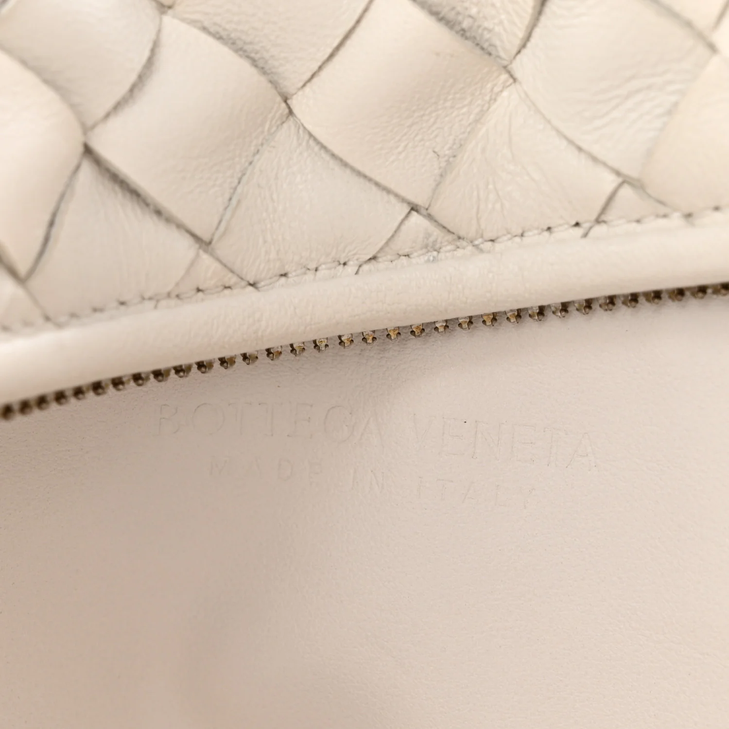 Nappa Intrecciato Small Jodie White - Top Club