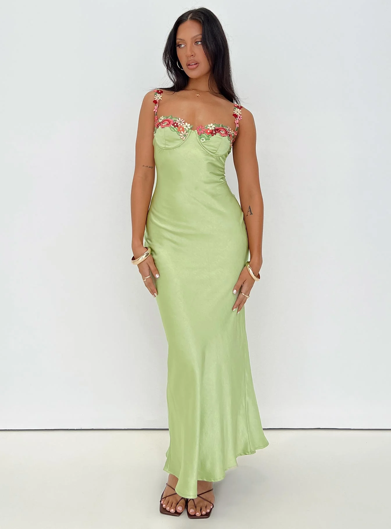 Kenzie Maxi Dress Green Lower Impact