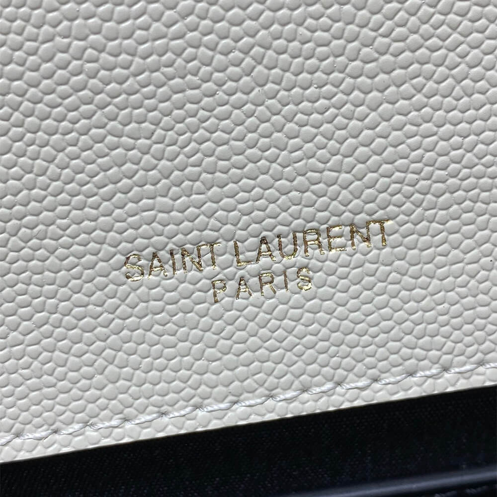 YSL kate medium tassel in grain de poudre embossed leather - Top Club