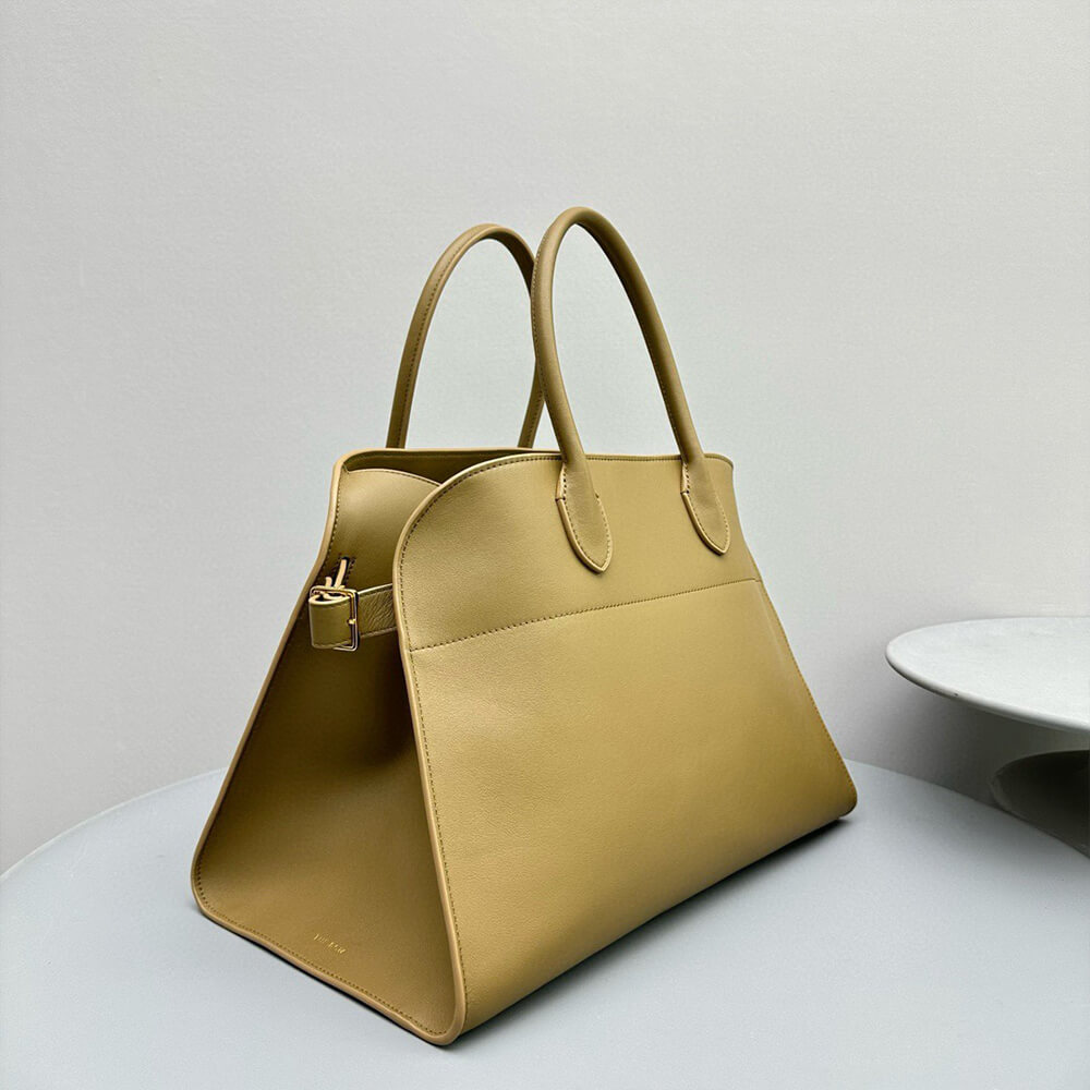 THE ROW  Soft Margaux 15 leather bag(High-end Grade) - Top Club