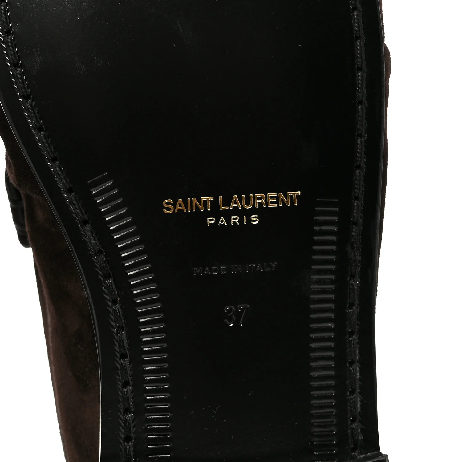 Suede Le Loafer 15 Penny Slippers 37 Dark Chocolate - Top Club