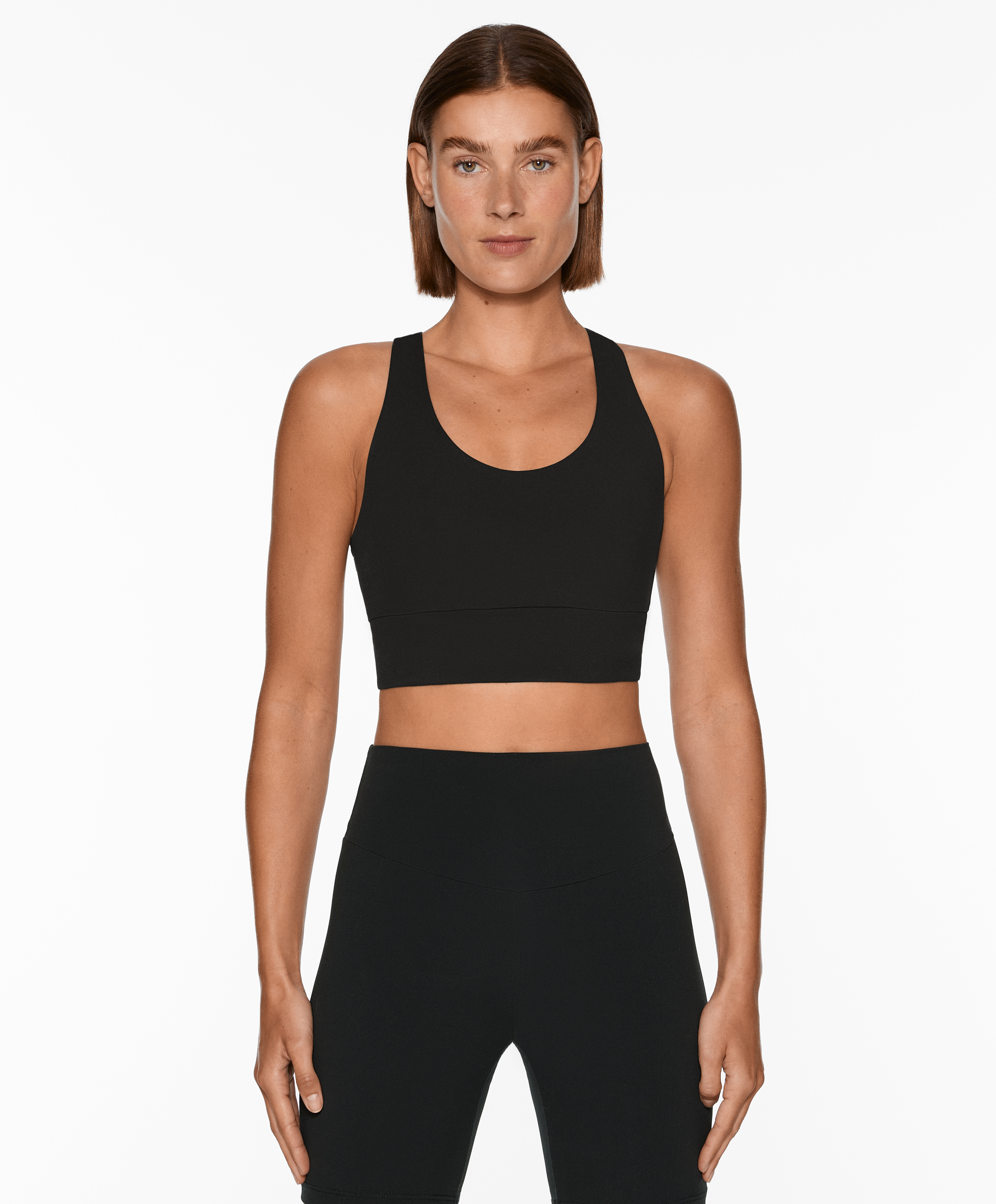 OYSHO Medium-support comfortlux open-back sports bra with cups