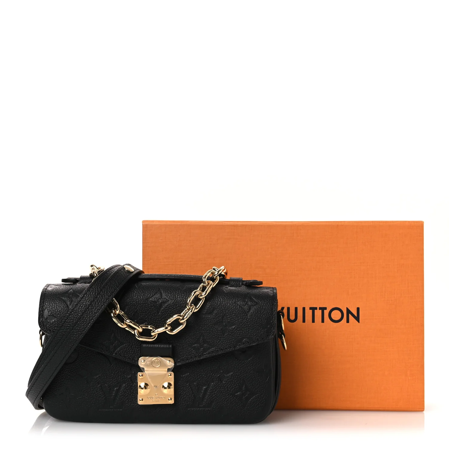 Empreinte Pochette Metis East West Black - Top Club