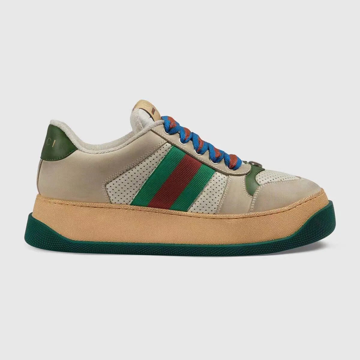 Gucci Unisex Retro - Inspired Sneakers With Iconic Web Stripes - Sneaker Replica Workshop