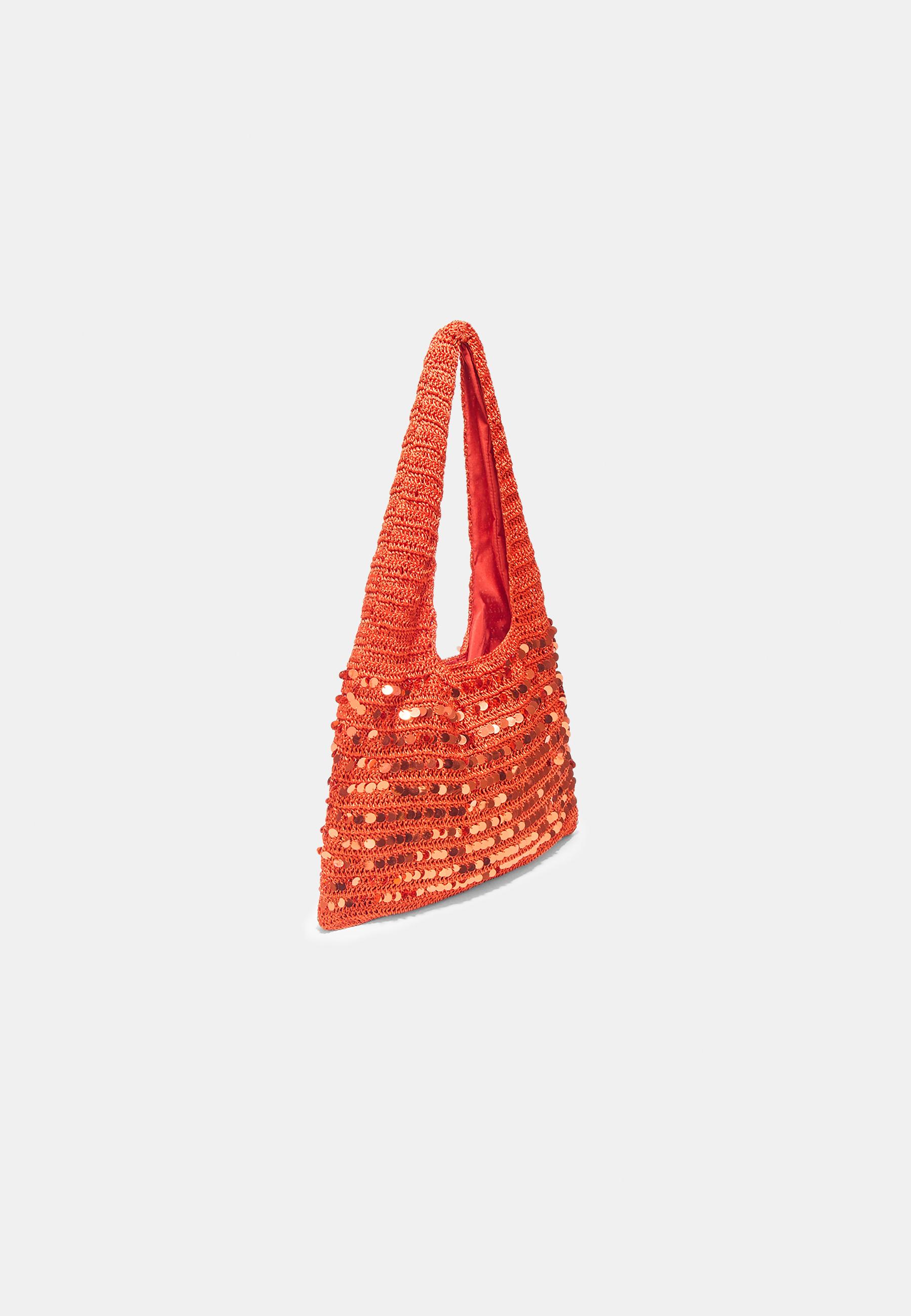 SEQUIN SHOULDER BAG