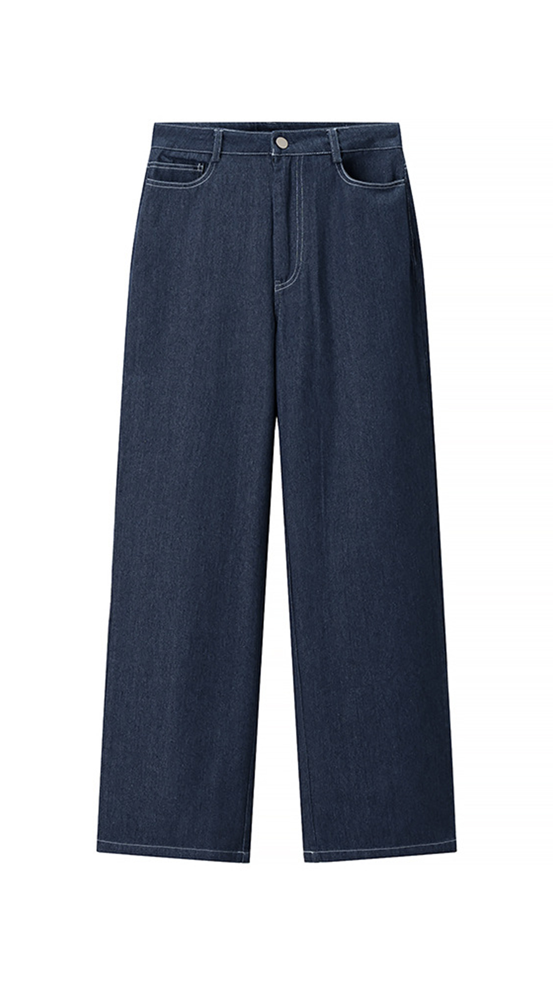 Women's Denim Square-Neck Fitted Waist Vest & Straight-Leg Pants Set - Nordfashionstorm - Women's Clothing, Fashion for You - Nordfashionstorm.com