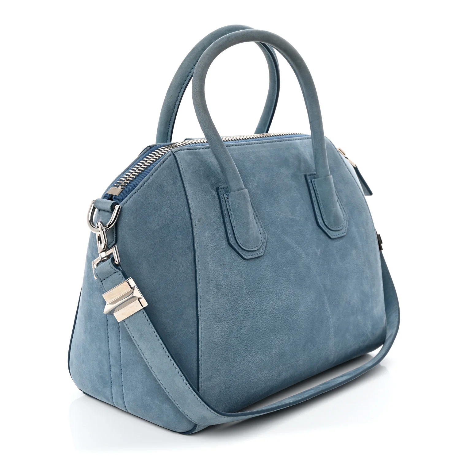 Nubuck Small Antigona Medium Blue - Top Club